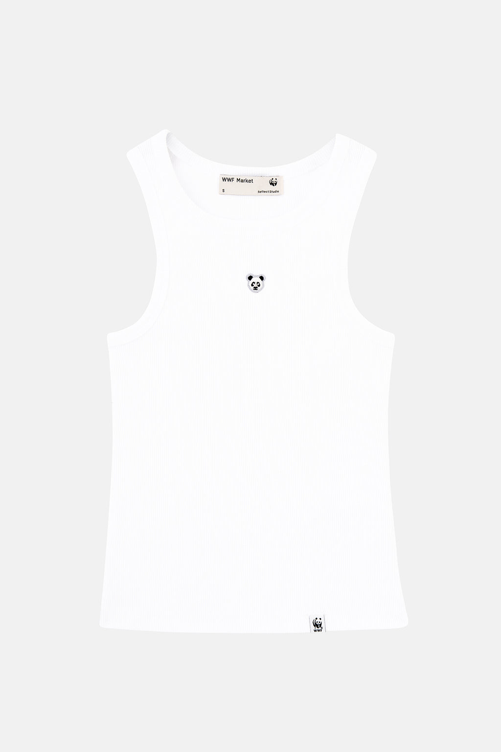 Panda Ribana Halter Yaka Atlet - Beyaz