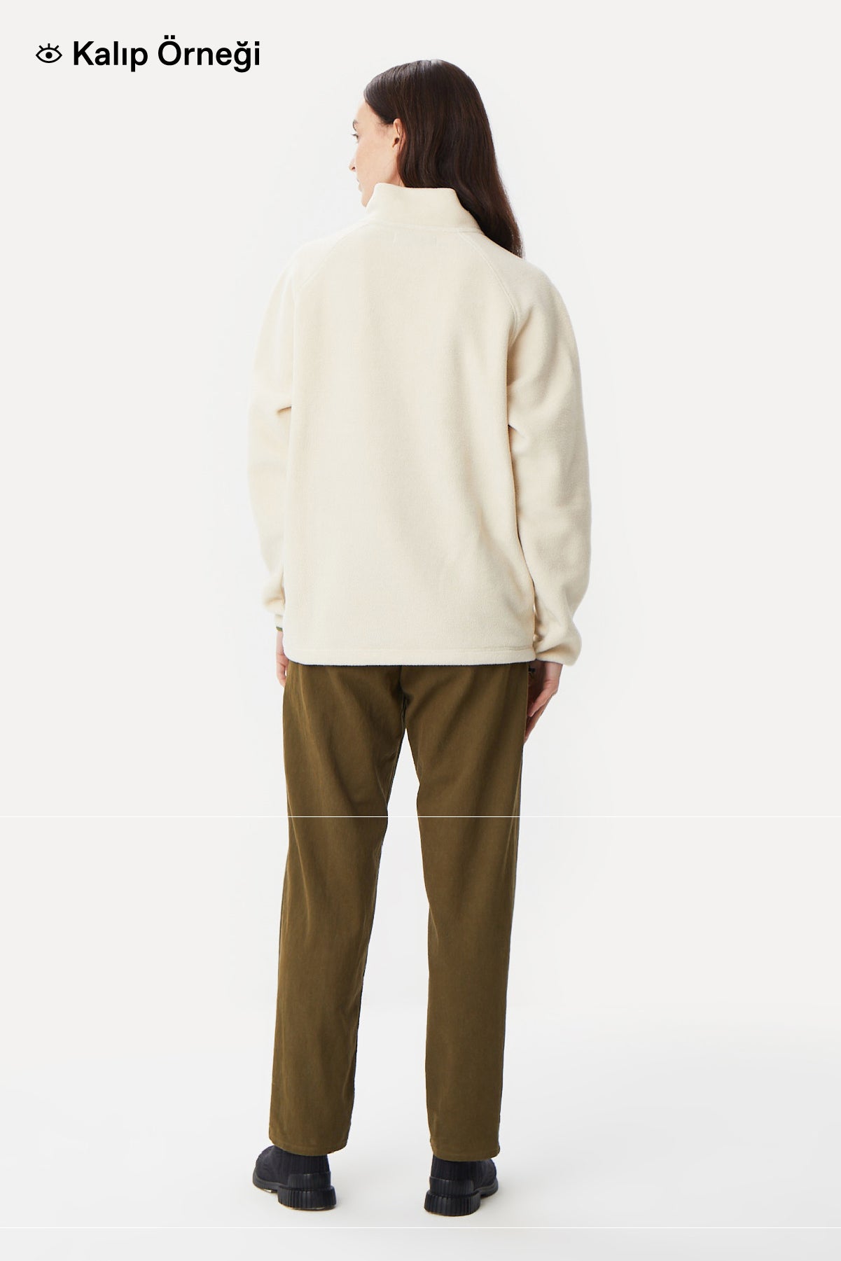 Panda Half-Zip Polar - Antrasit