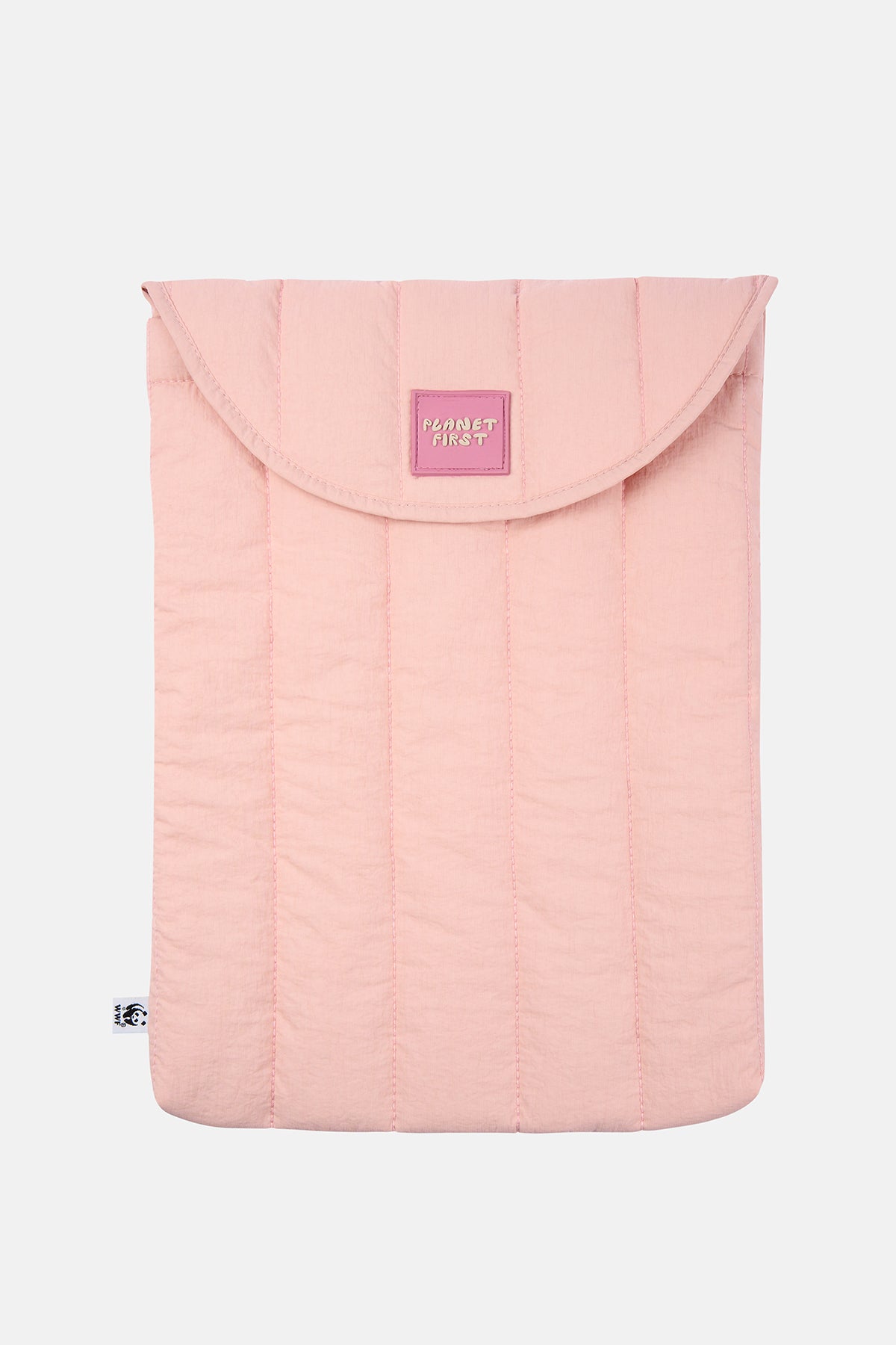 Planet First Puffer Laptop Case - Pembe