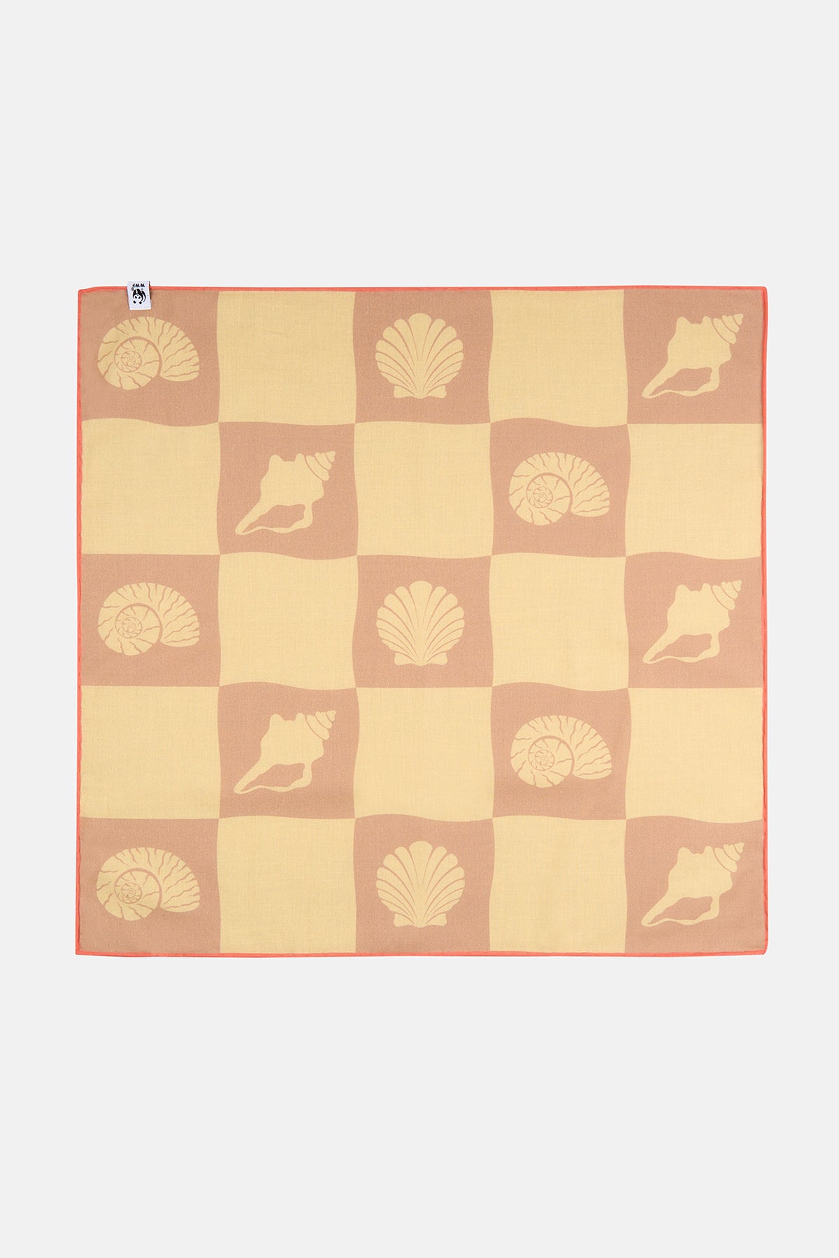 Midye Kabukları Bandana - Bej
