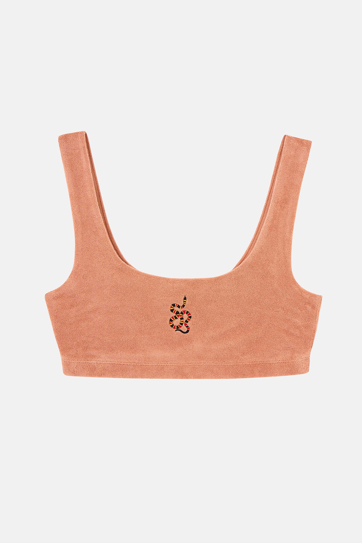 Mercan Yılanı Terry Bralet - Somon Rengi