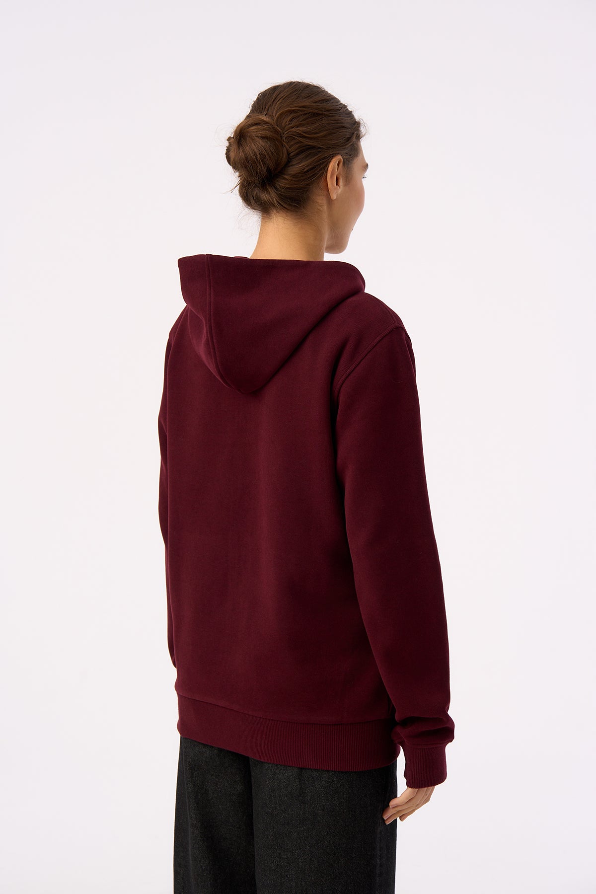 Aslan SuperSoft Cepli Full-Zip Hoodie - Bordo