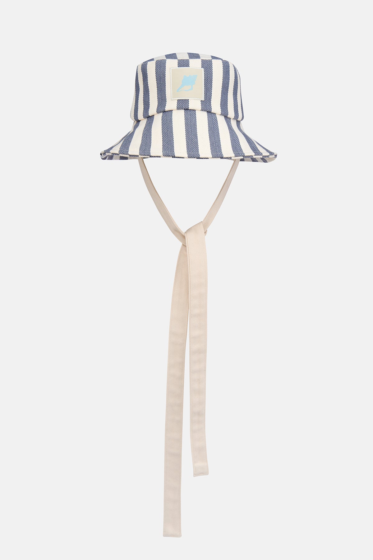 Deniz Kabuğu Canvas Bucket Hat - Lacivert/Bej