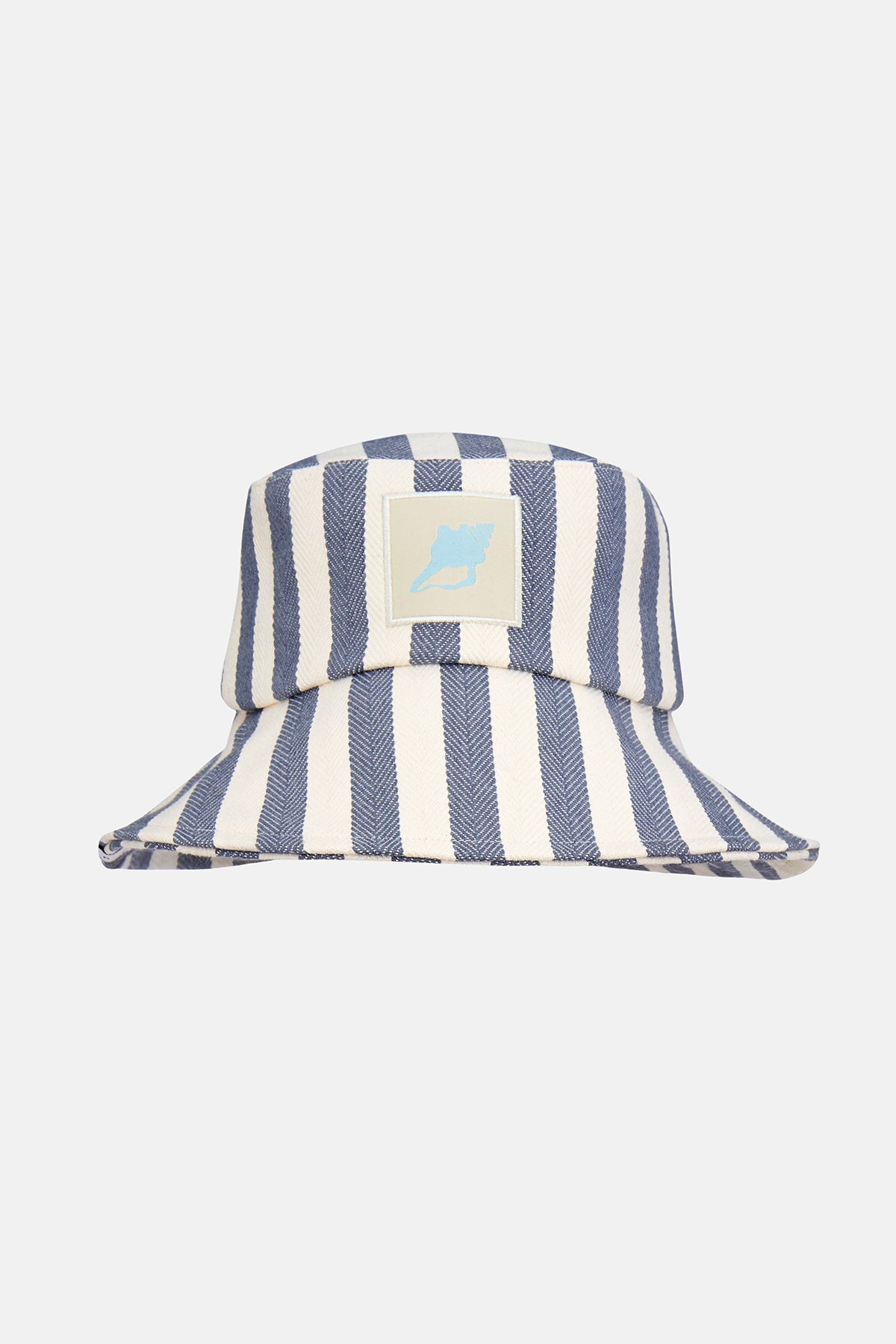 Deniz Kabuğu Canvas Bucket Hat - Lacivert/Bej