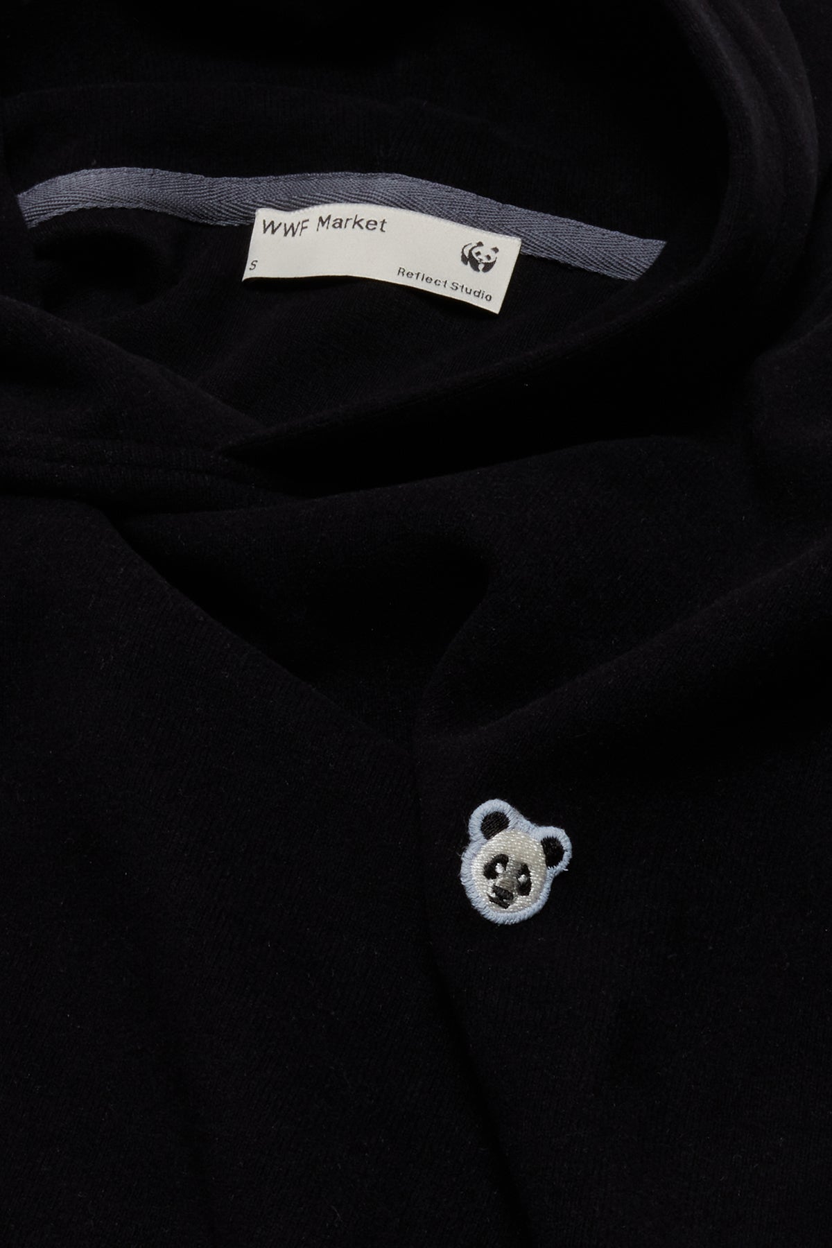 Panda Super Soft Hoodie - Siyah
