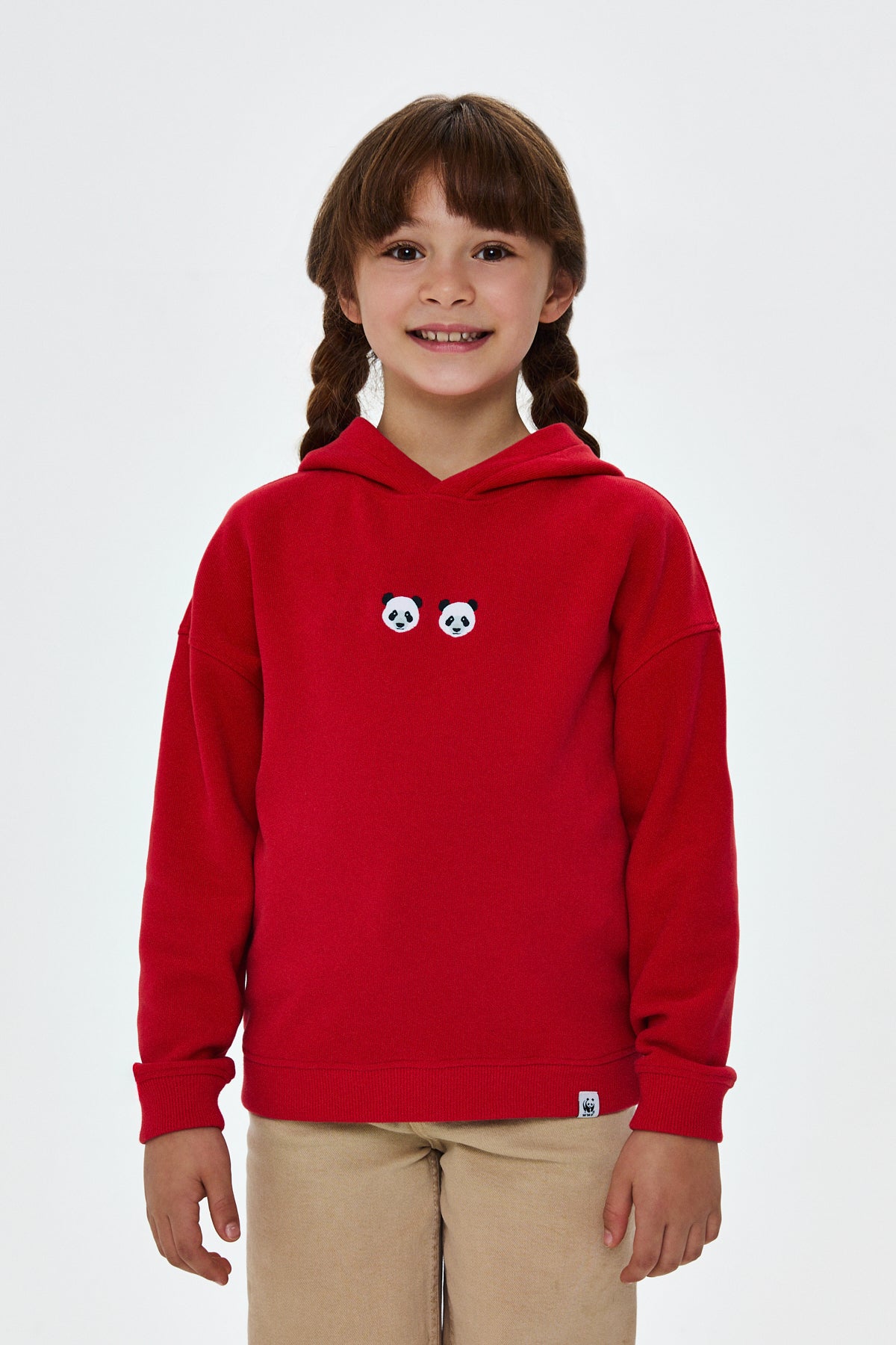Chi & Chi SuperSoft Çocuk Hoodie - Kırmızı