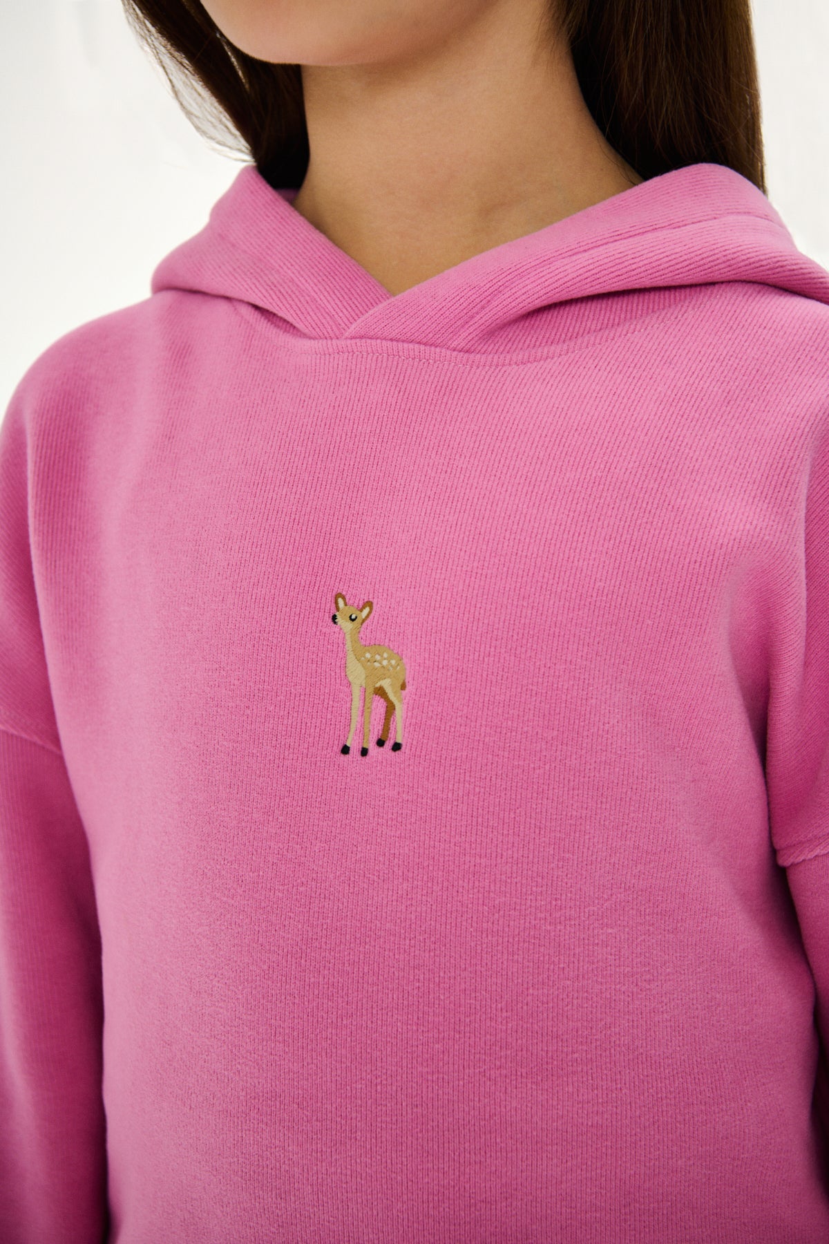 Ceylan SuperSoft Çocuk Hoodie - Pembe