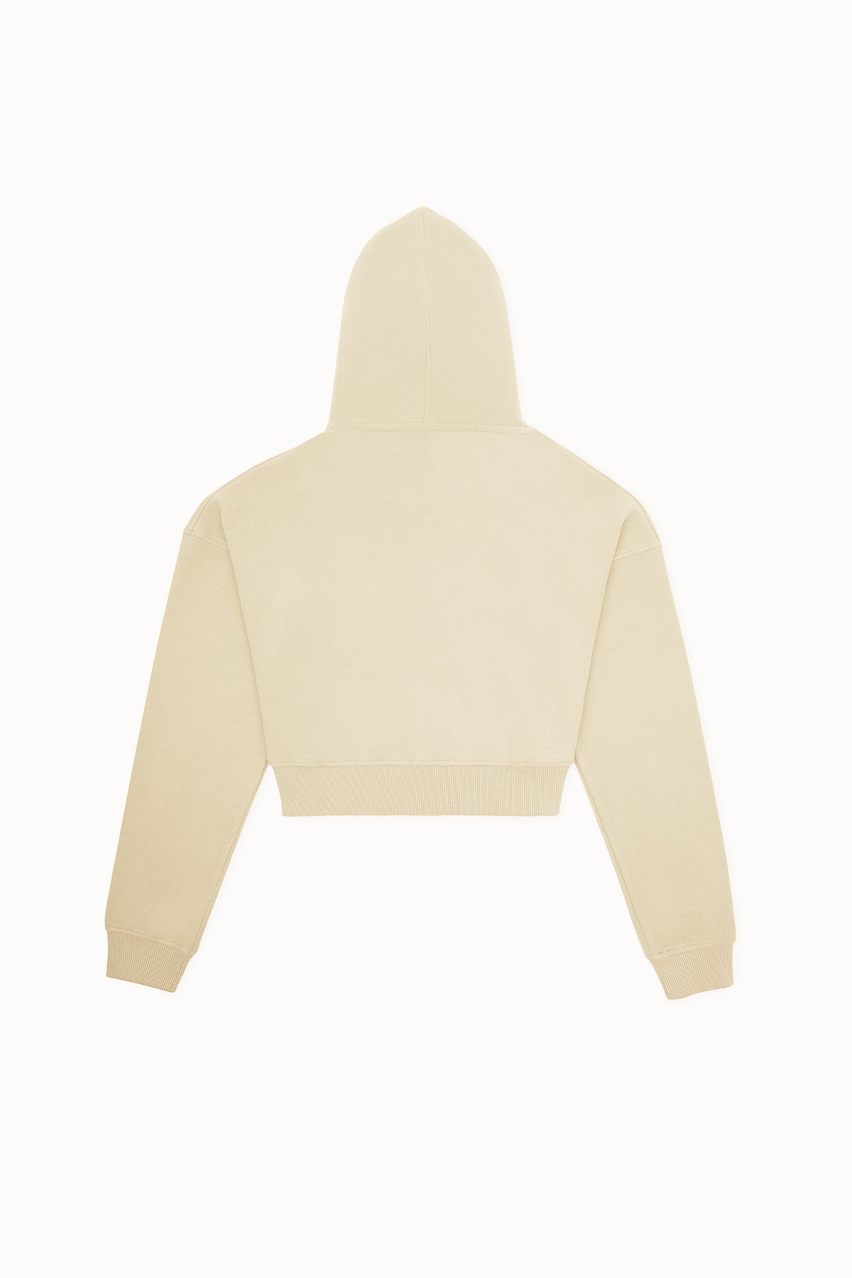Chi & Chi SuperSoft Crop Hoodie - Parşömen Bej