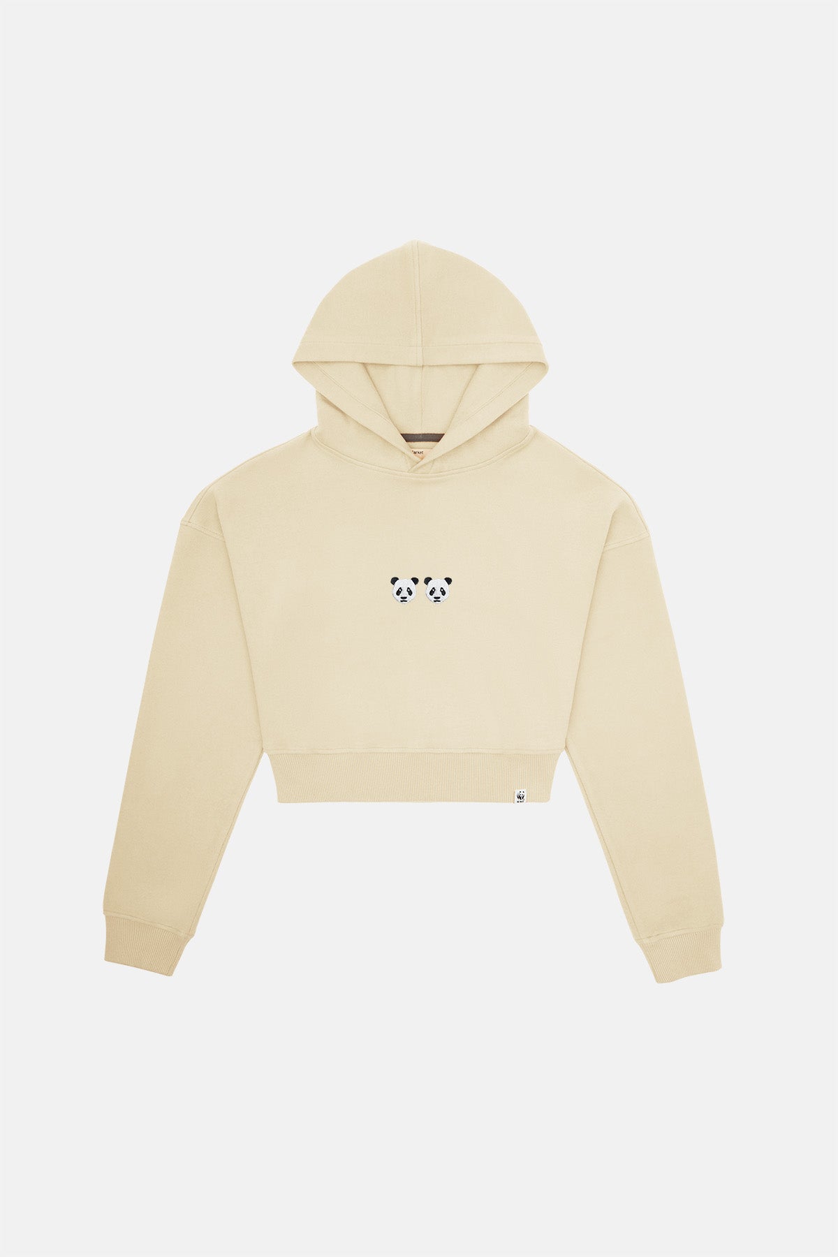 Chi Chi Super Soft Crop Hoodie - Parşömen Bej