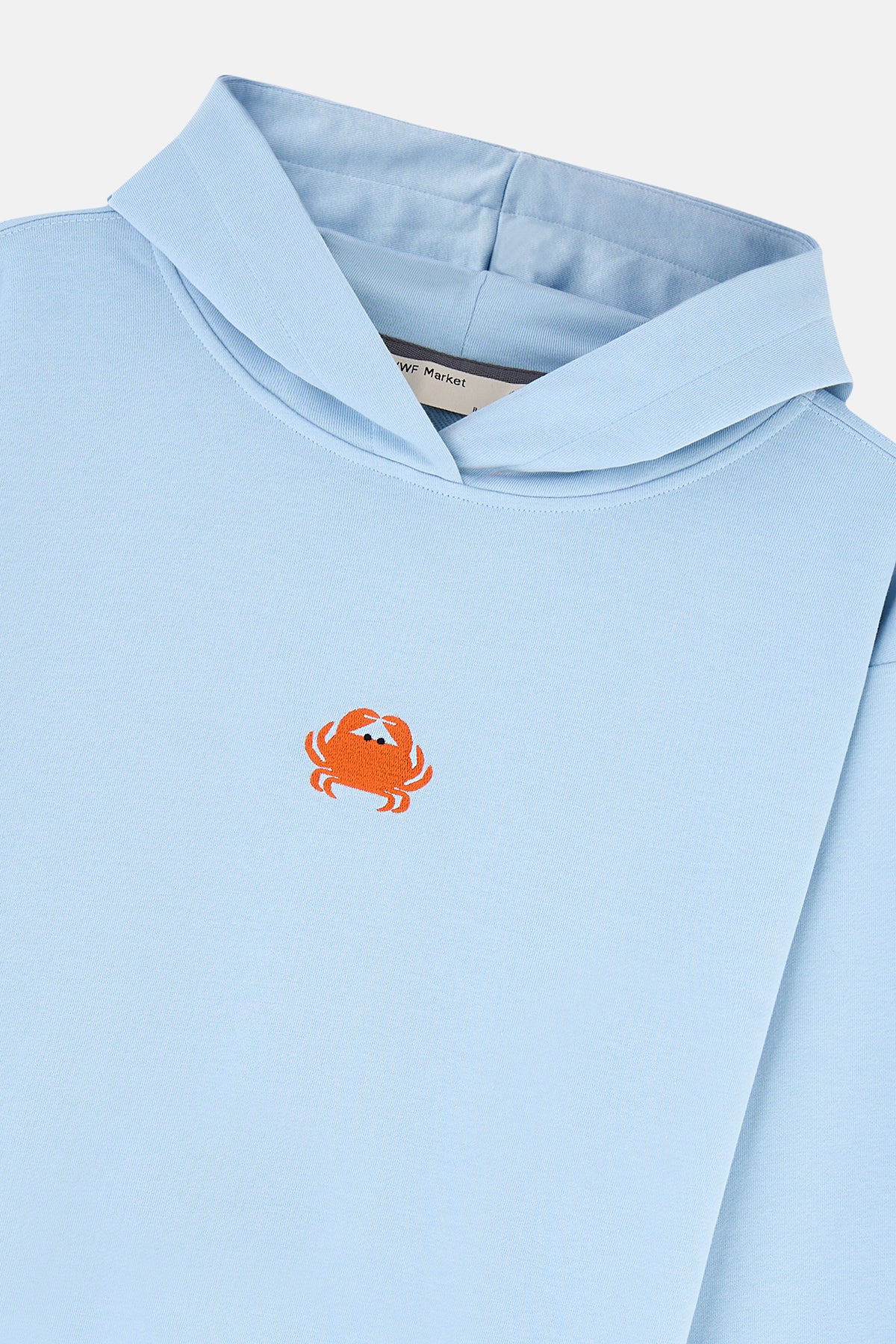 Yengeç Soft Fleece Hoodie - Bebek Mavisi