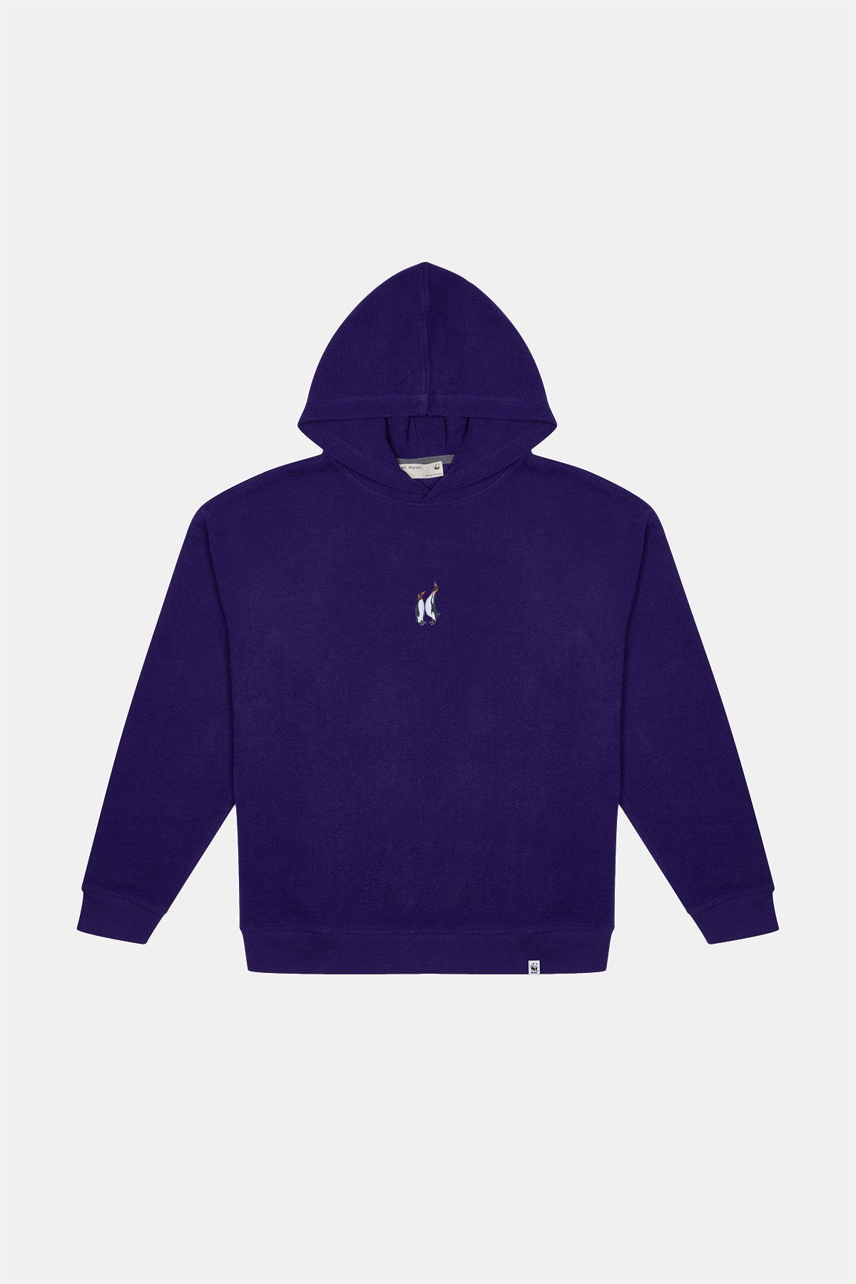 İmparator Penguen Super Soft Hoodie - Mor