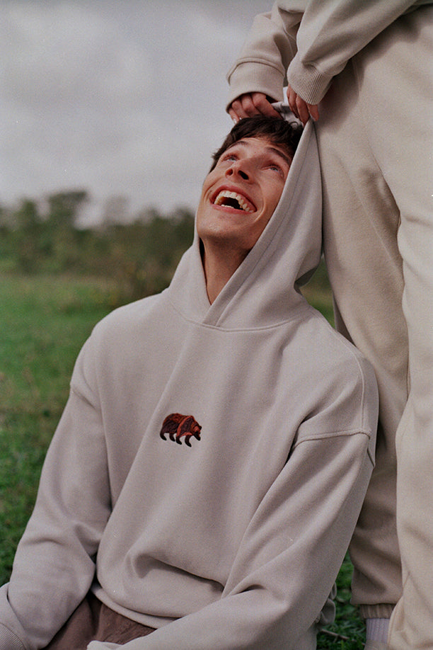 Bozayı SuperSoft Hoodie - Açık Gri