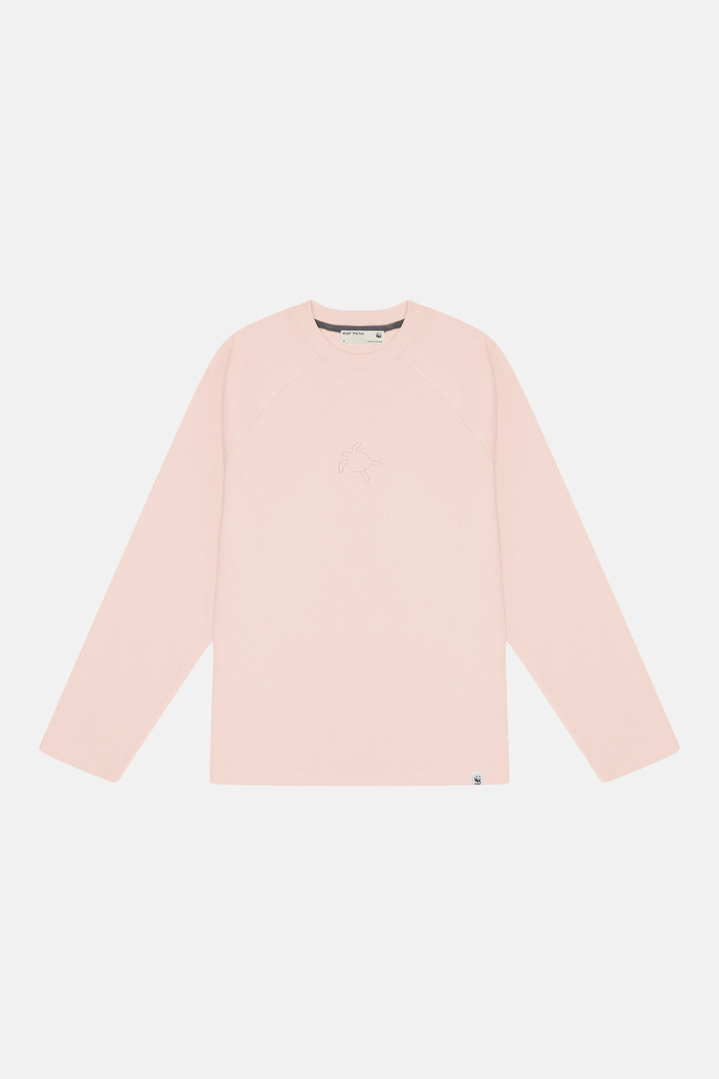 Yeşil Deniz Kaplumbağası Kaşkorse Sweatshirt - Açık Pembe