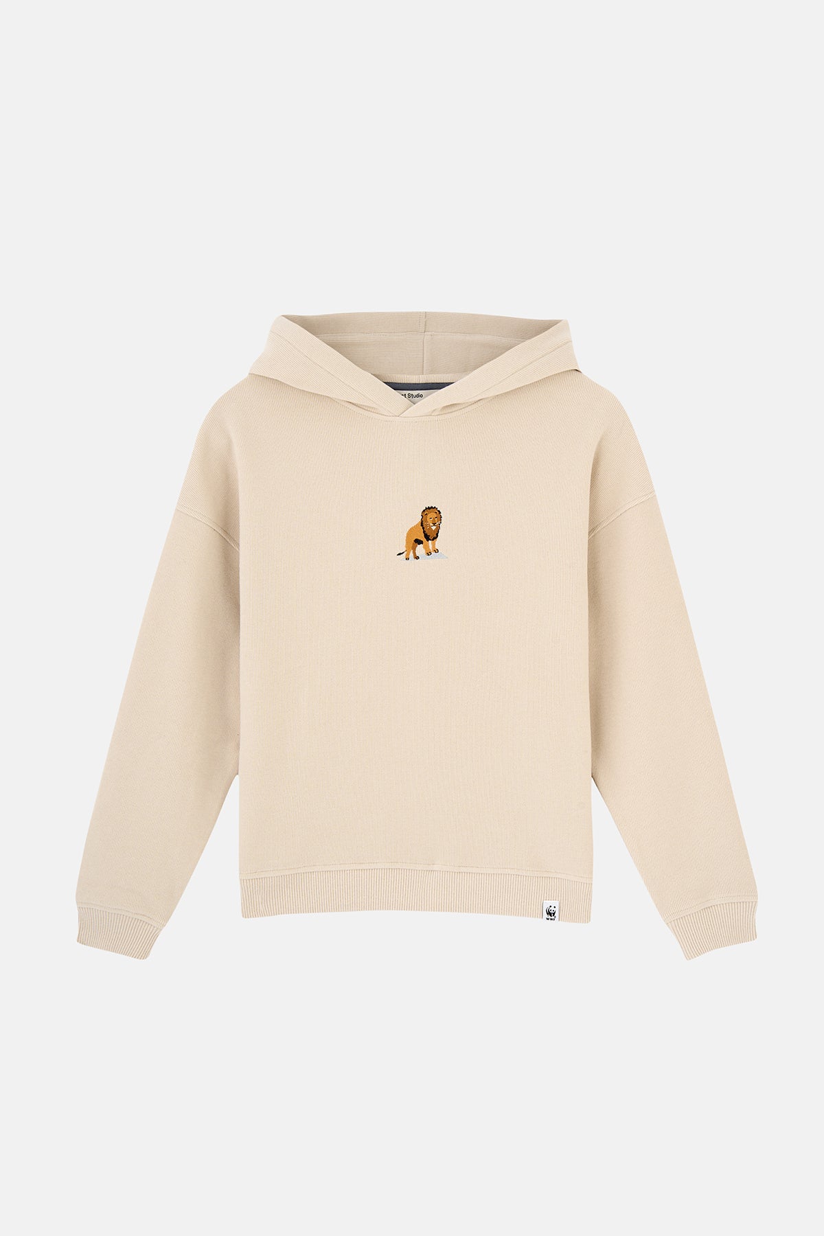 Aslan SuperSoft Çocuk Hoodie - Parşömen Bej