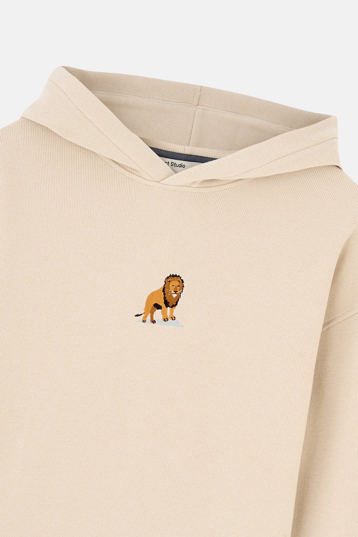 Aslan SuperSoft Çocuk Hoodie - Parşömen Bej