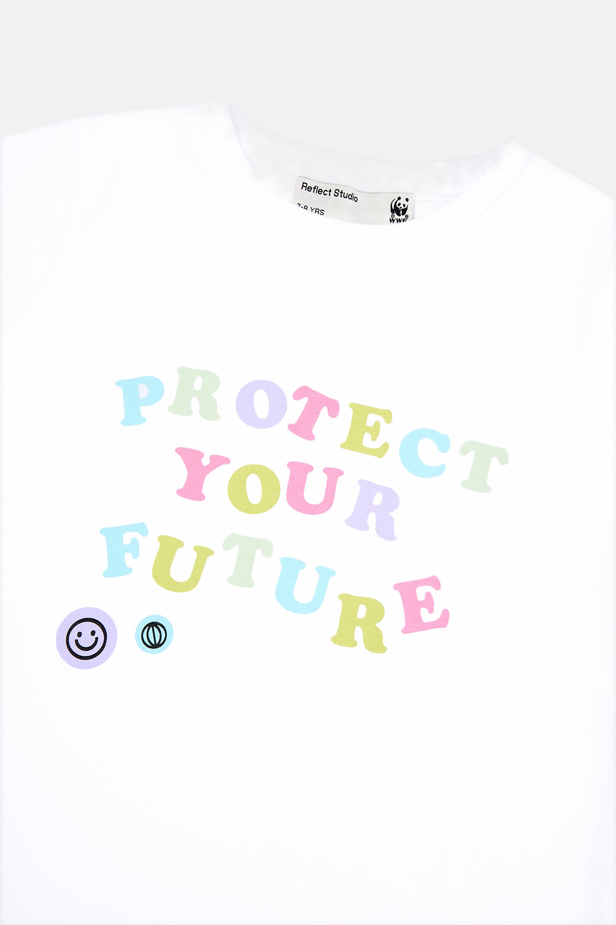 Protect Your Future Premium Çocuk T-Shirt - Beyaz