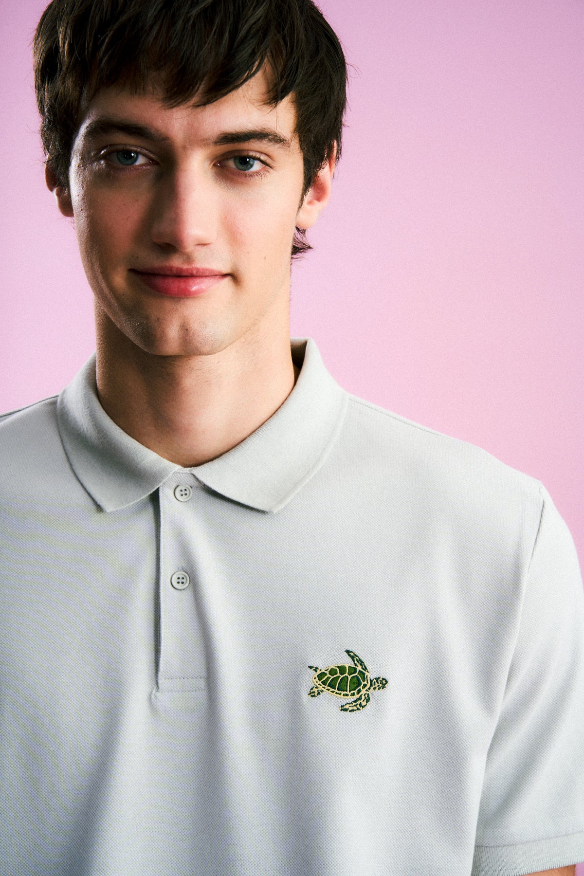 Caretta Polo Yaka T-Shirt - Gri