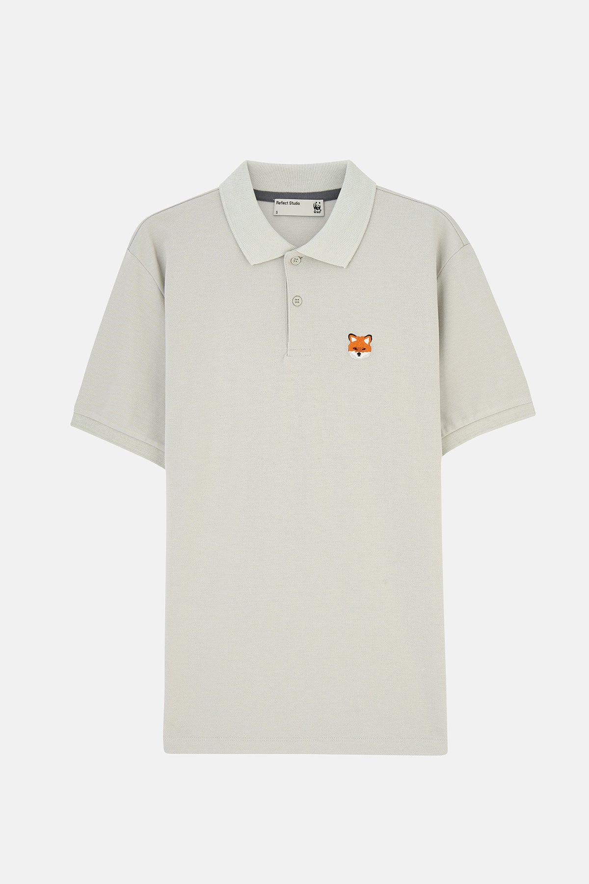 Kızıl Tilki Polo Yaka T-Shirt - Gri