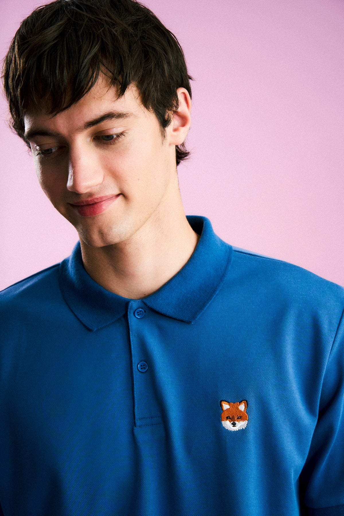 Kızıl Tilki Polo Yaka T-Shirt - Mavi