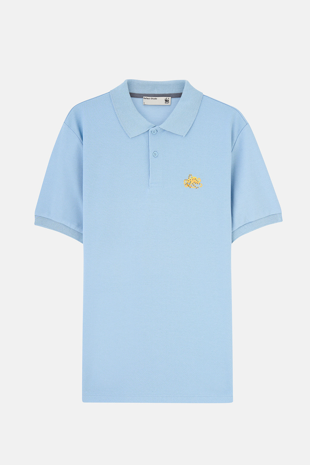 Mavi Halkalı Ahtapot Polo Yaka T-Shirt - Mavi