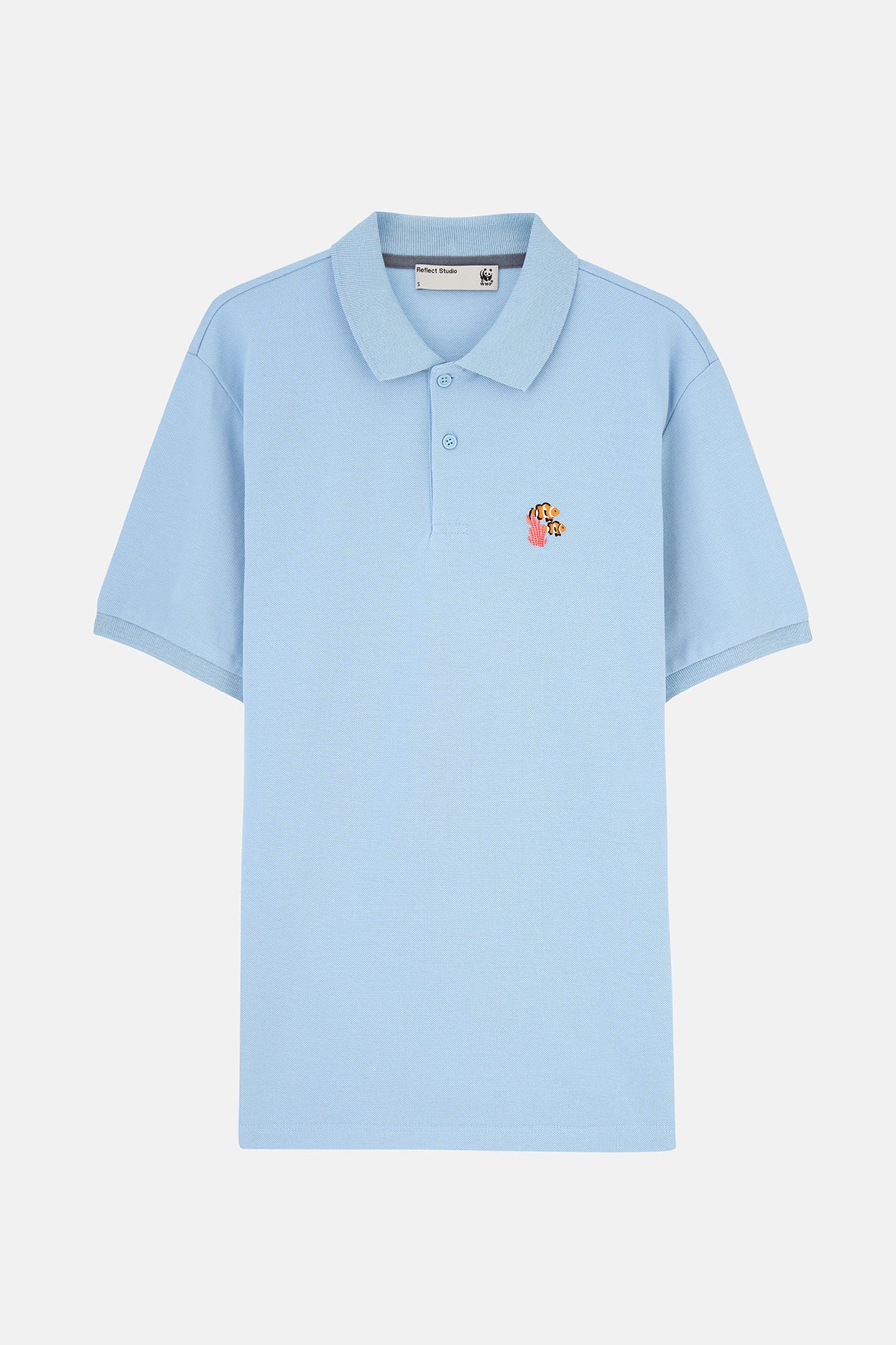 Palyaço Balığı Polo Yaka T-Shirt - Mavi