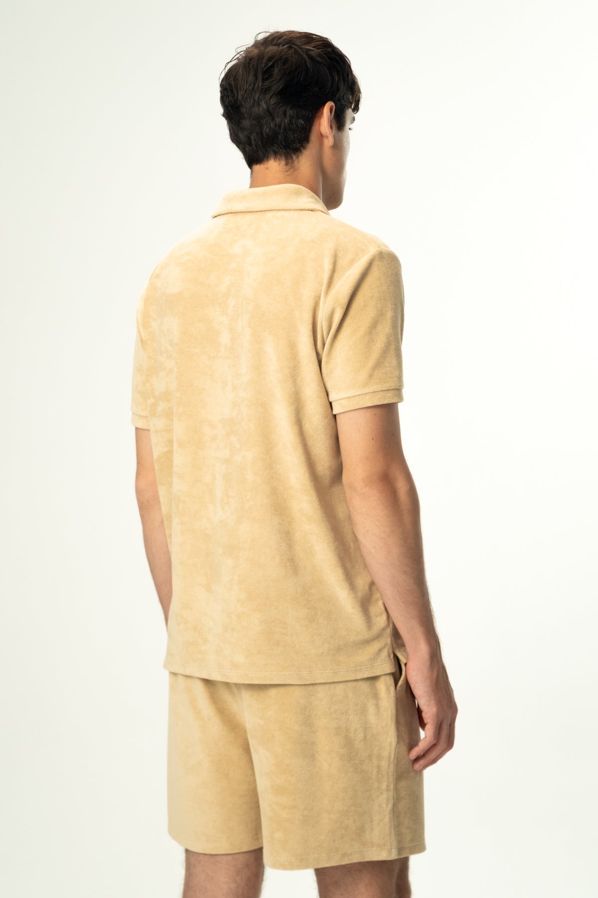 Panda Terry Polo T-shirt - Bej