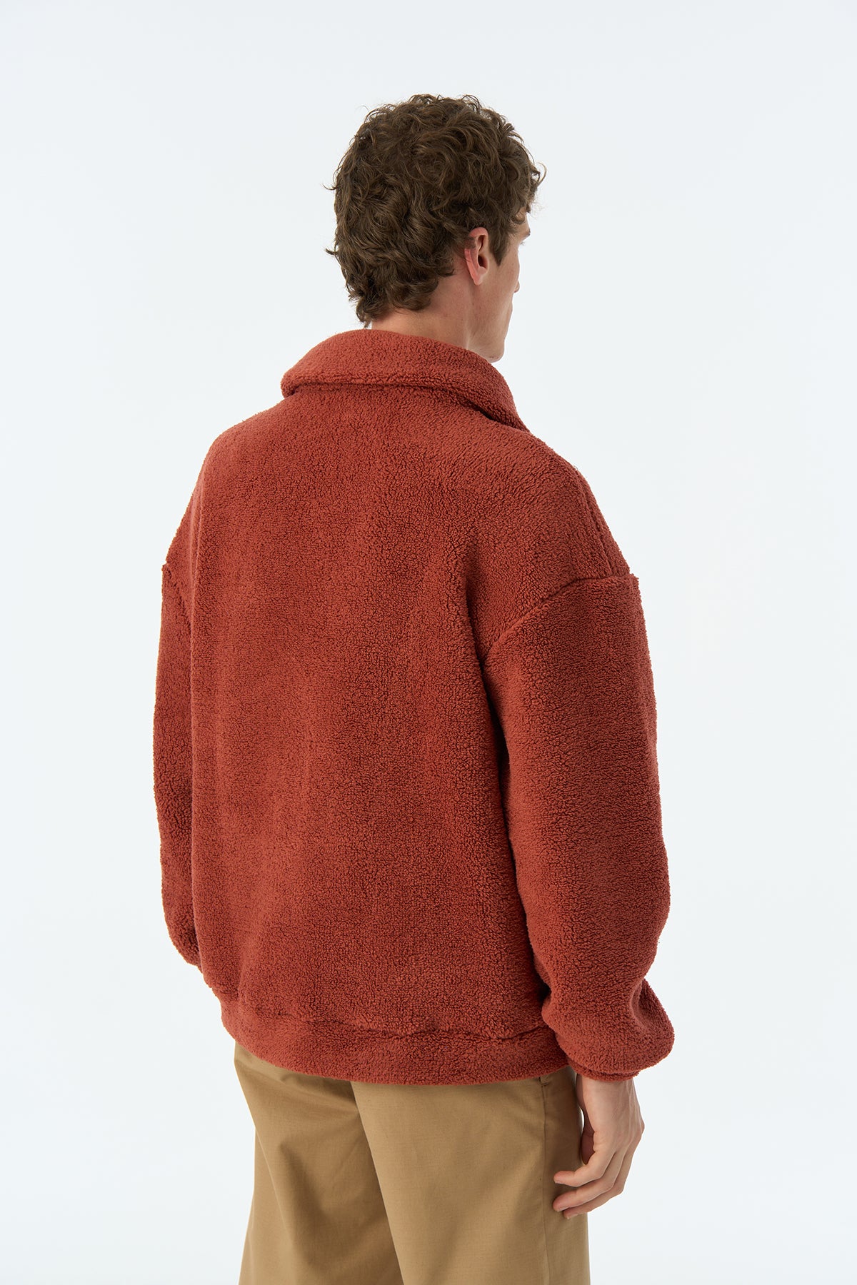 Kaplan Sherpa Quarter-Zip Sweatshirt - Kiremit