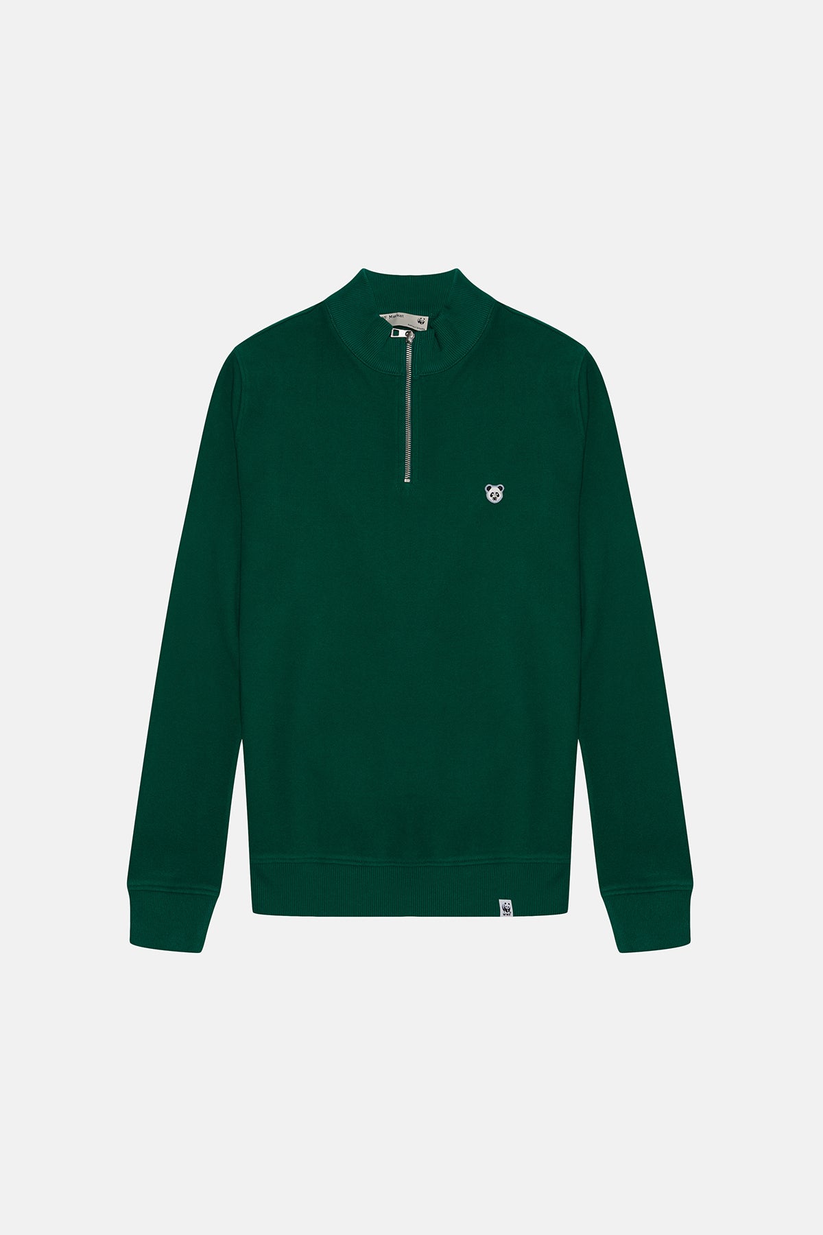 Panda SuperSoft Quarter-Zip Sweatshirt - Nefti Yeşil