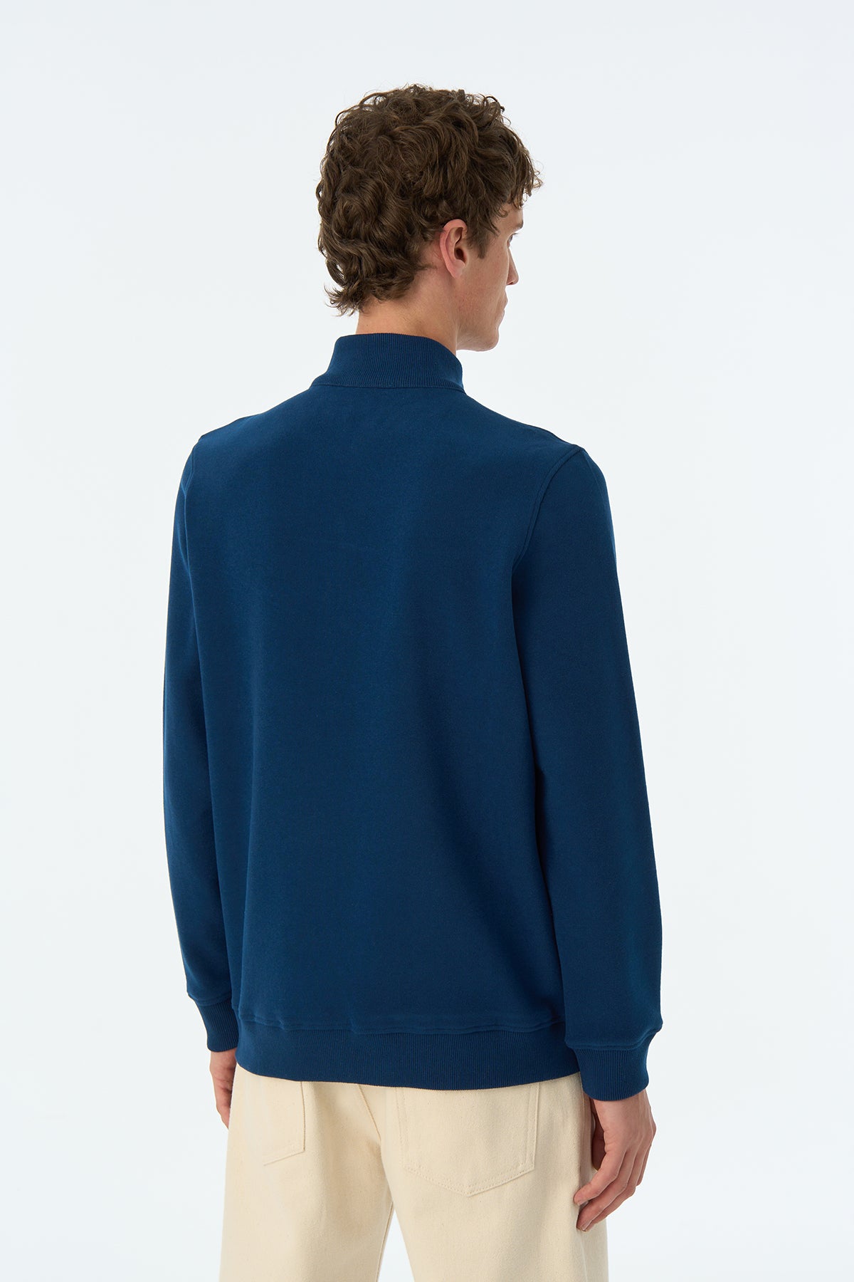 İmparator Penguen SuperSoft Quarter-Zip Sweatshirt - Lacivert