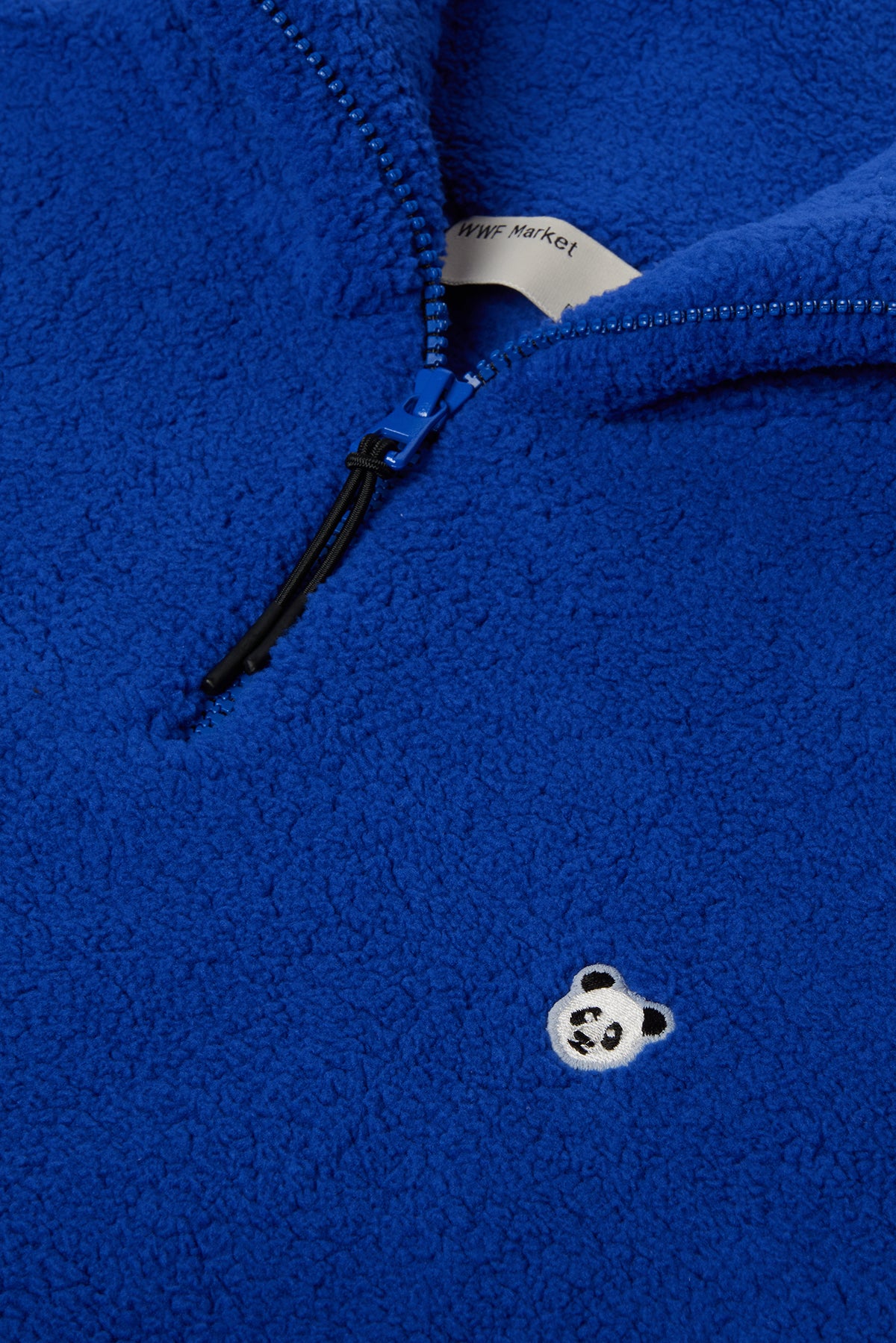 Panda Sherpa Quarter-Zip Sweatshirt - Saks Mavi