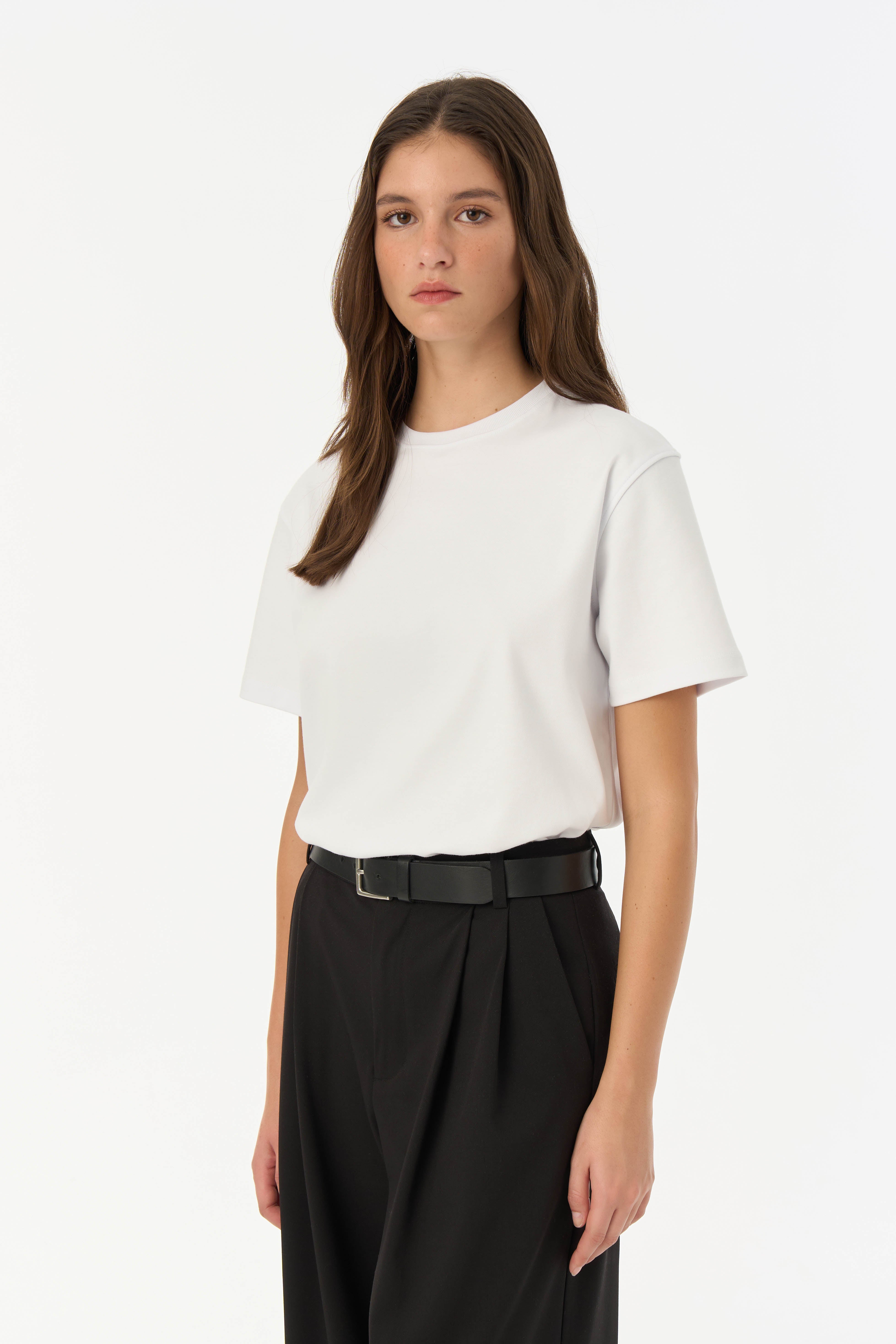 Basic Premium T-Shirt - Beyaz