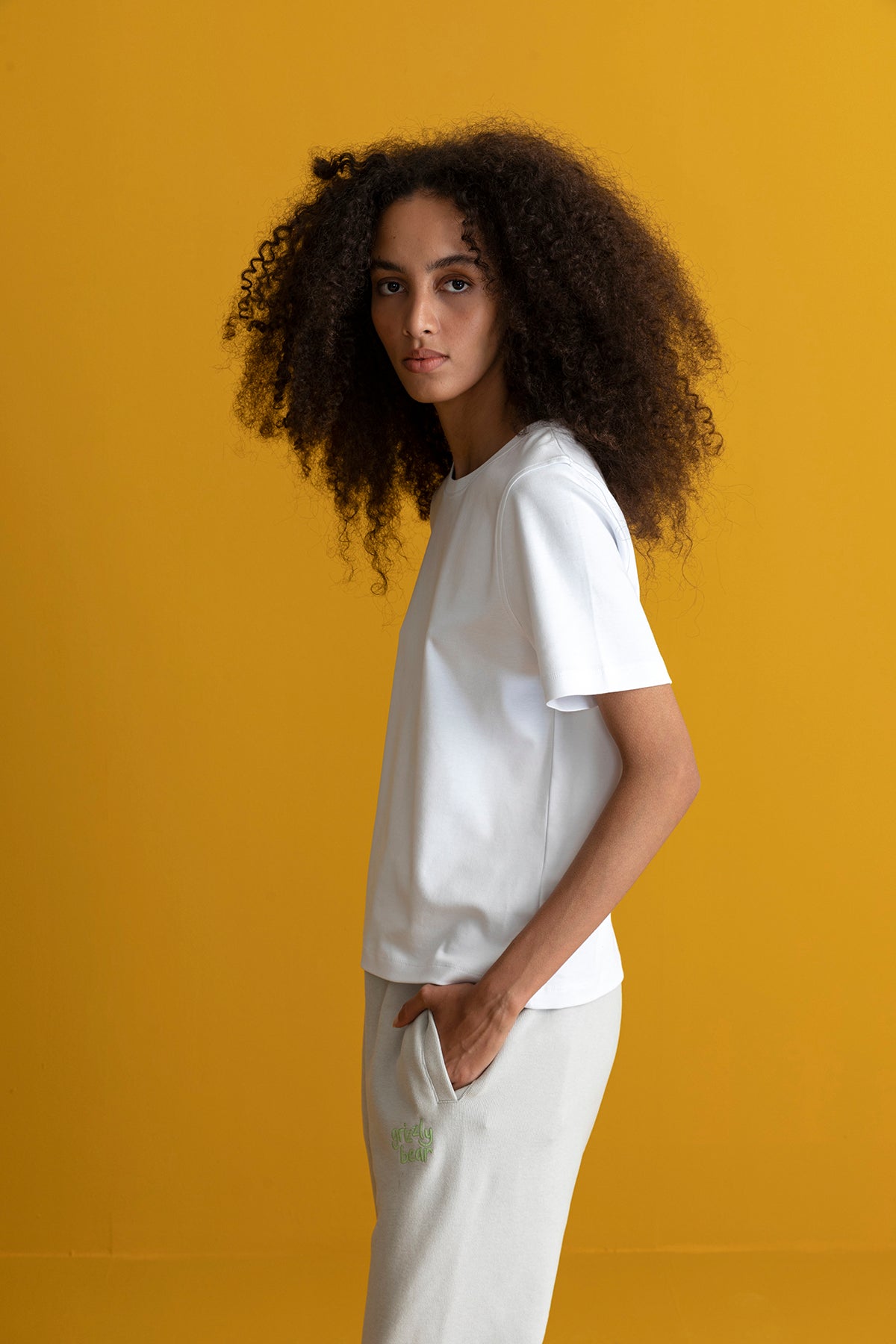 Basic Kadın Lightweight T-Shirt - Beyaz