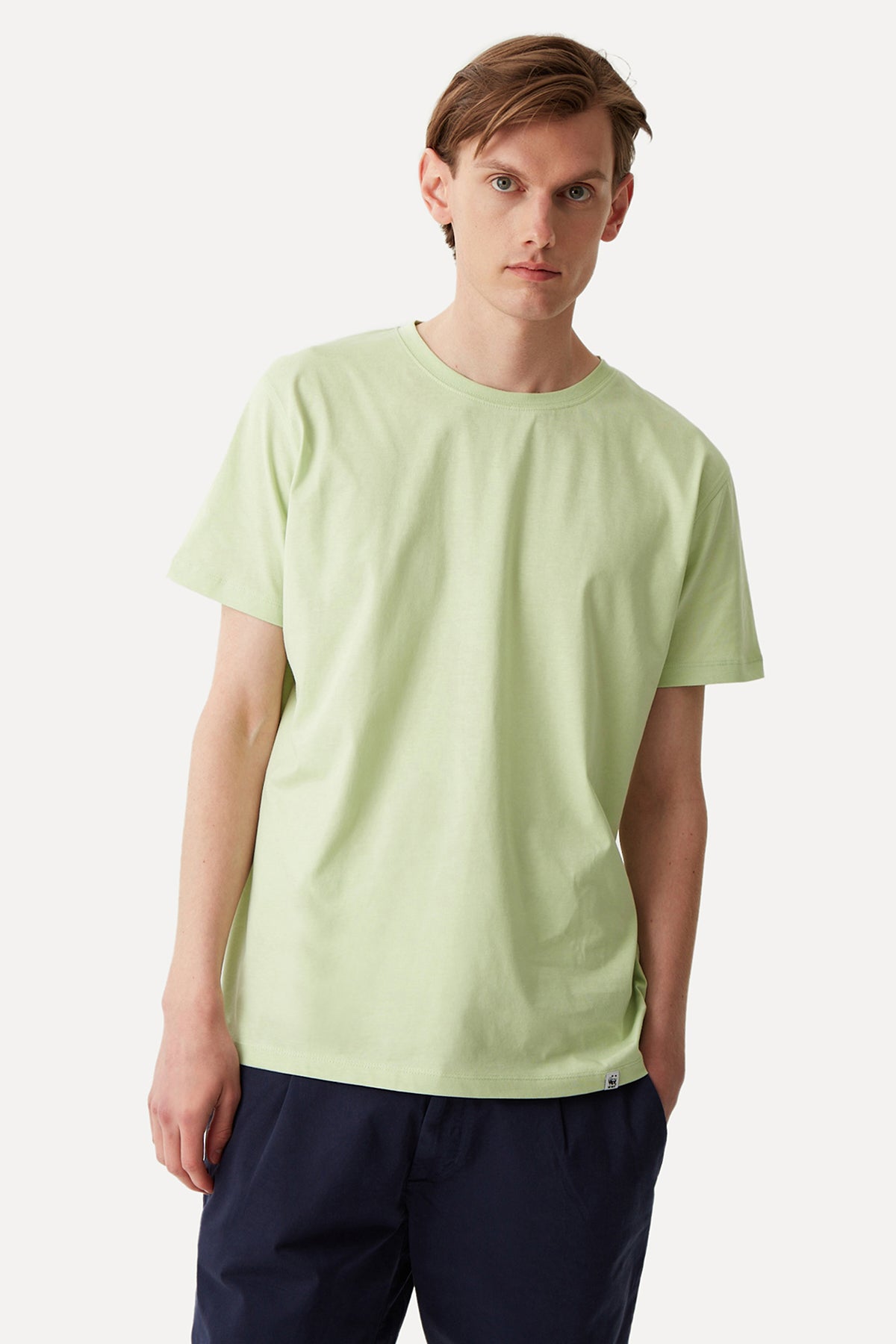 Basic Lightweight Erkek T-Shirt - Açık Yeşil