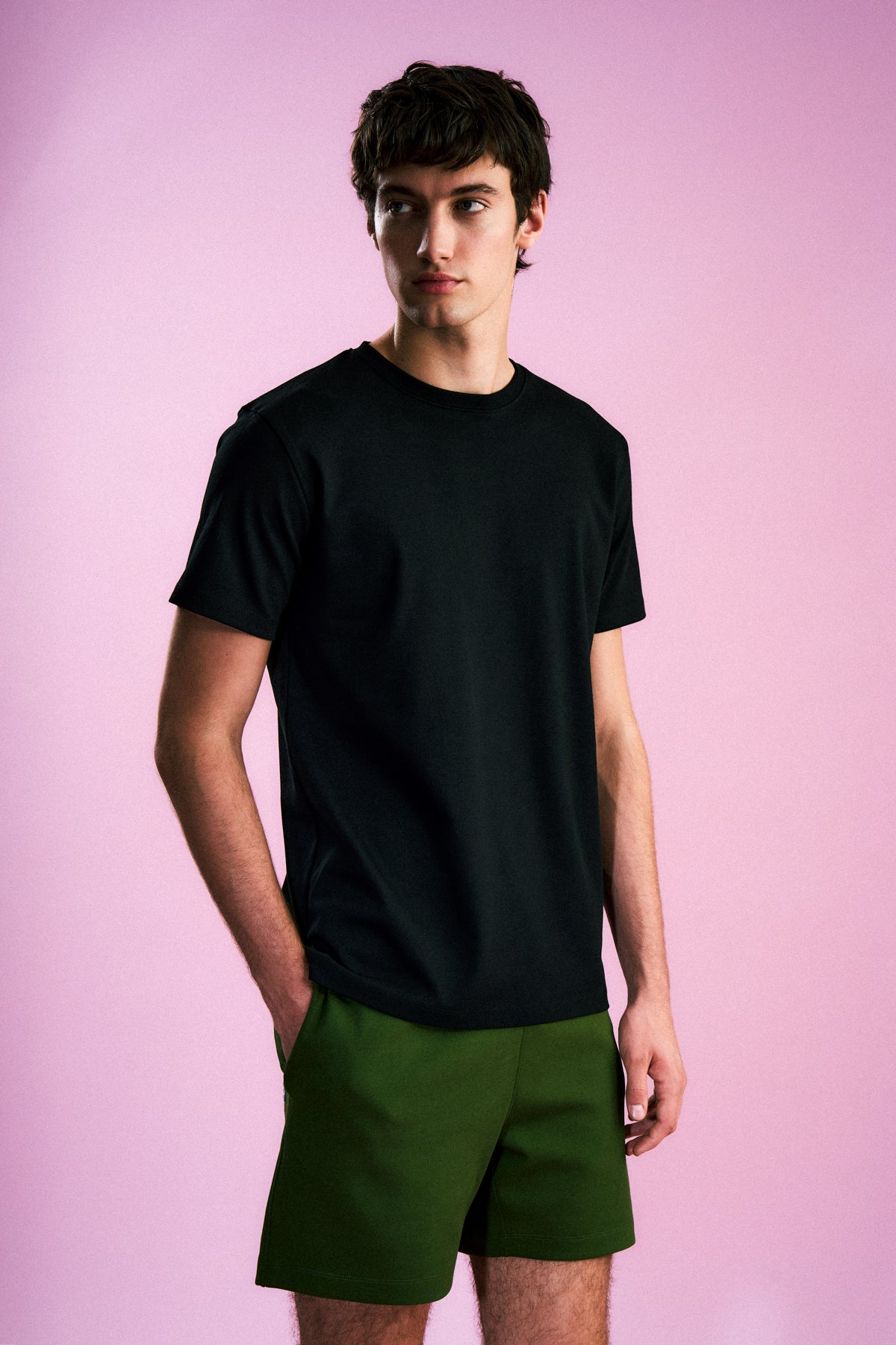 Panda Erkek Premium Kısa Şort - Haki