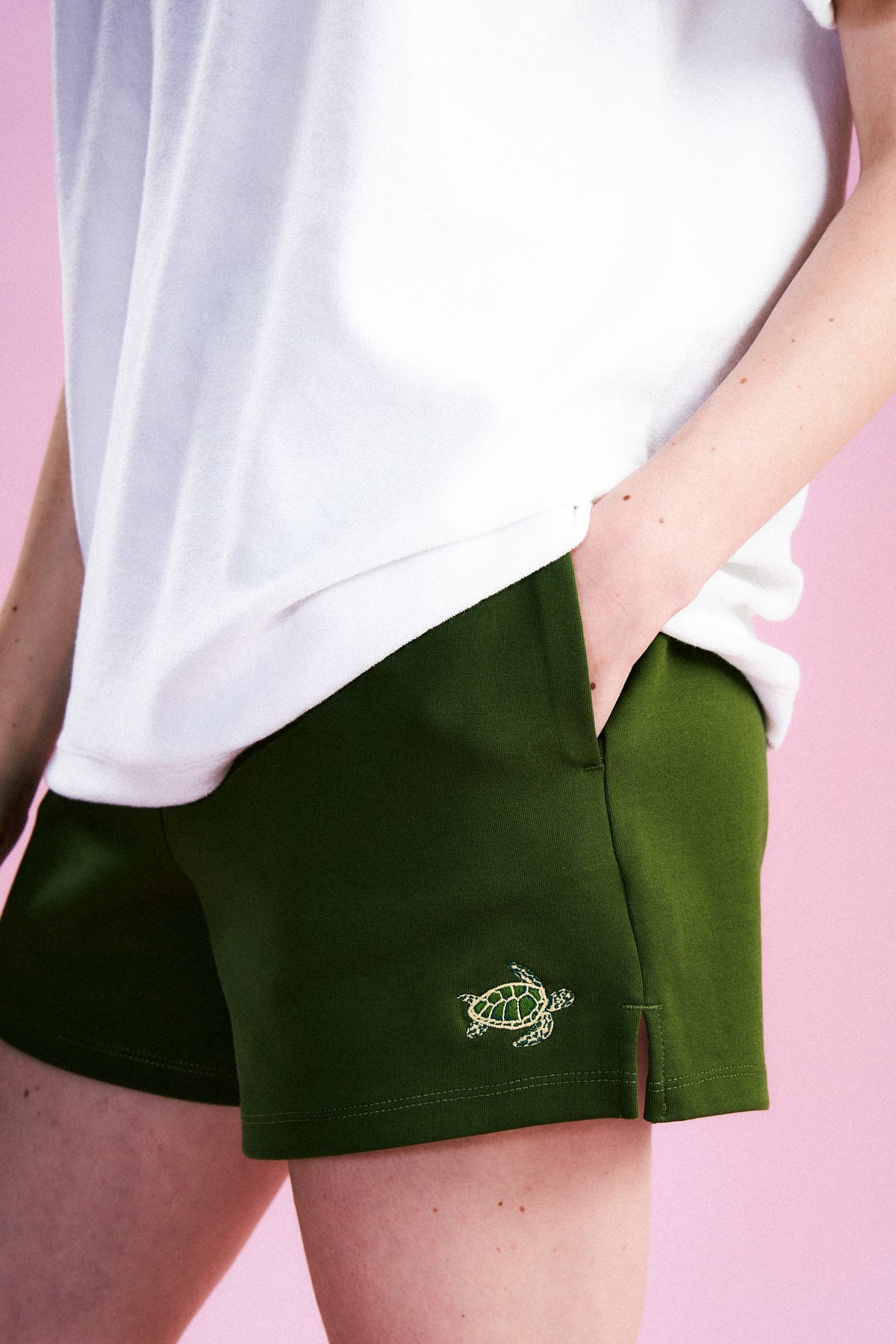 Caretta Kadın Premium Şort - Haki