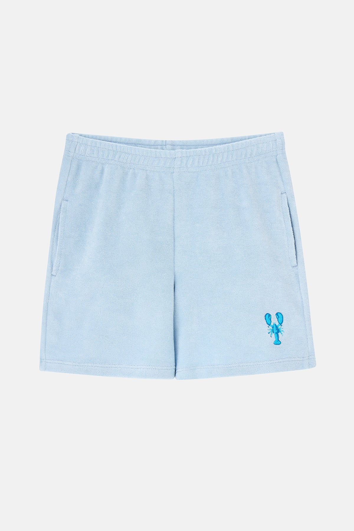 Mavi Istakoz Terry Çocuk Şort - Açık Mavi