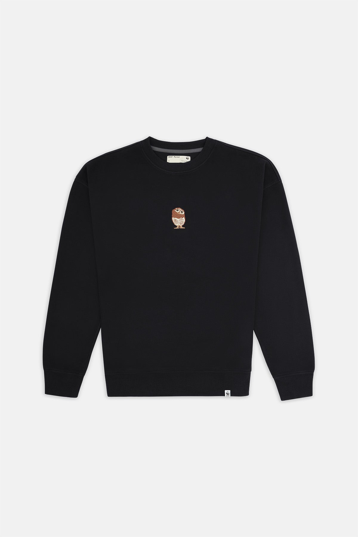 Cin Baykuşu SuperSoft Sweatshirt - Siyah