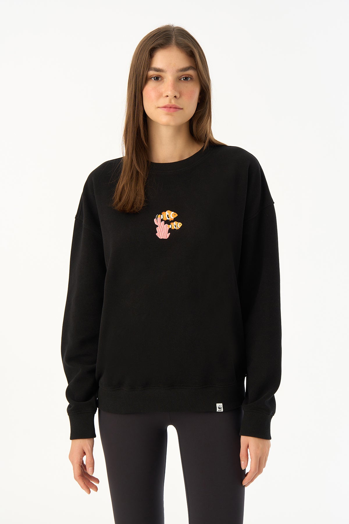 Palyaço Balığı SuperSoft Sweatshirt - Siyah