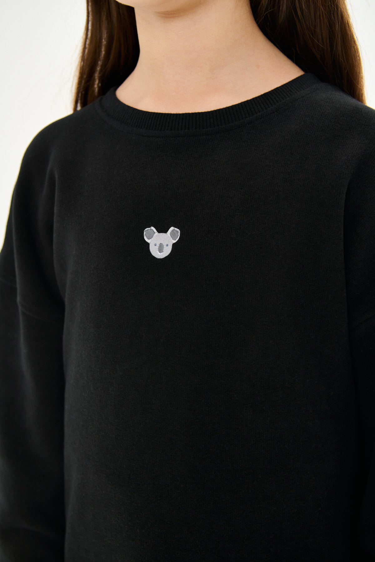Koala SuperSoft Çocuk Sweatshirt - Siyah