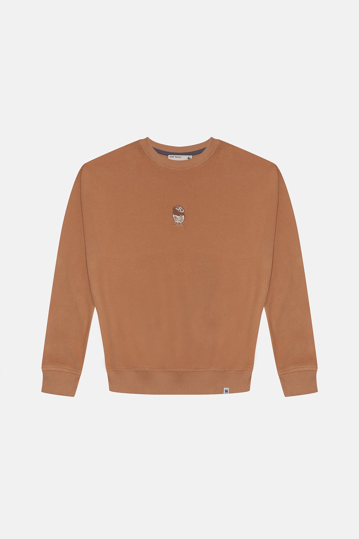 Cin Baykuşu Super Soft Oversize Sweatshirt - Bej