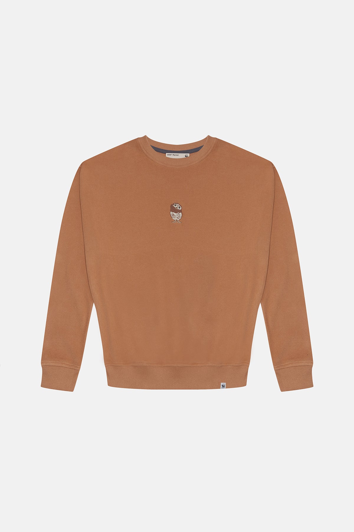 Cin Baykuşu Oversize SuperSoft Sweatshirt - Latte