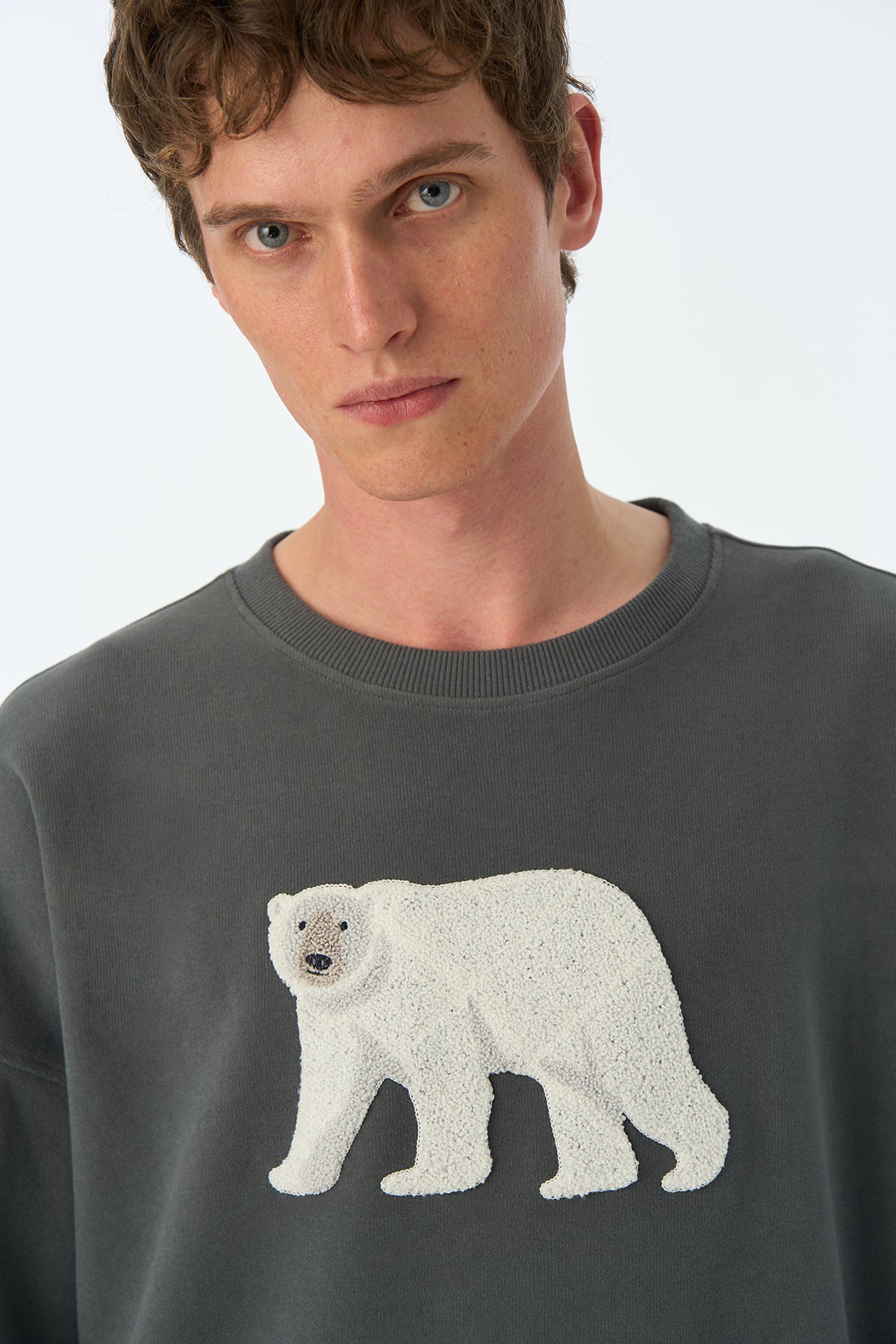 Kutup Ayısı SuperSoft Sweatshirt - Antrasit