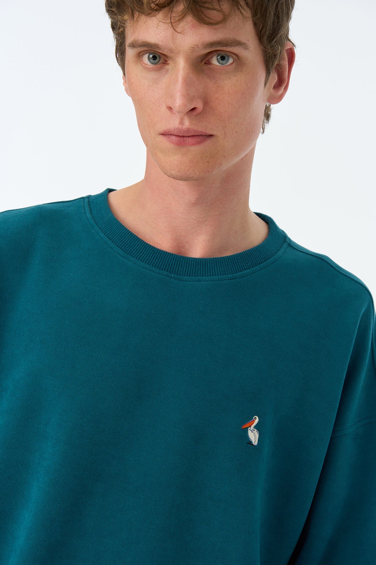 Tepeli Pelikan SuperSoft Sweatshirt - Petrol Yeşili