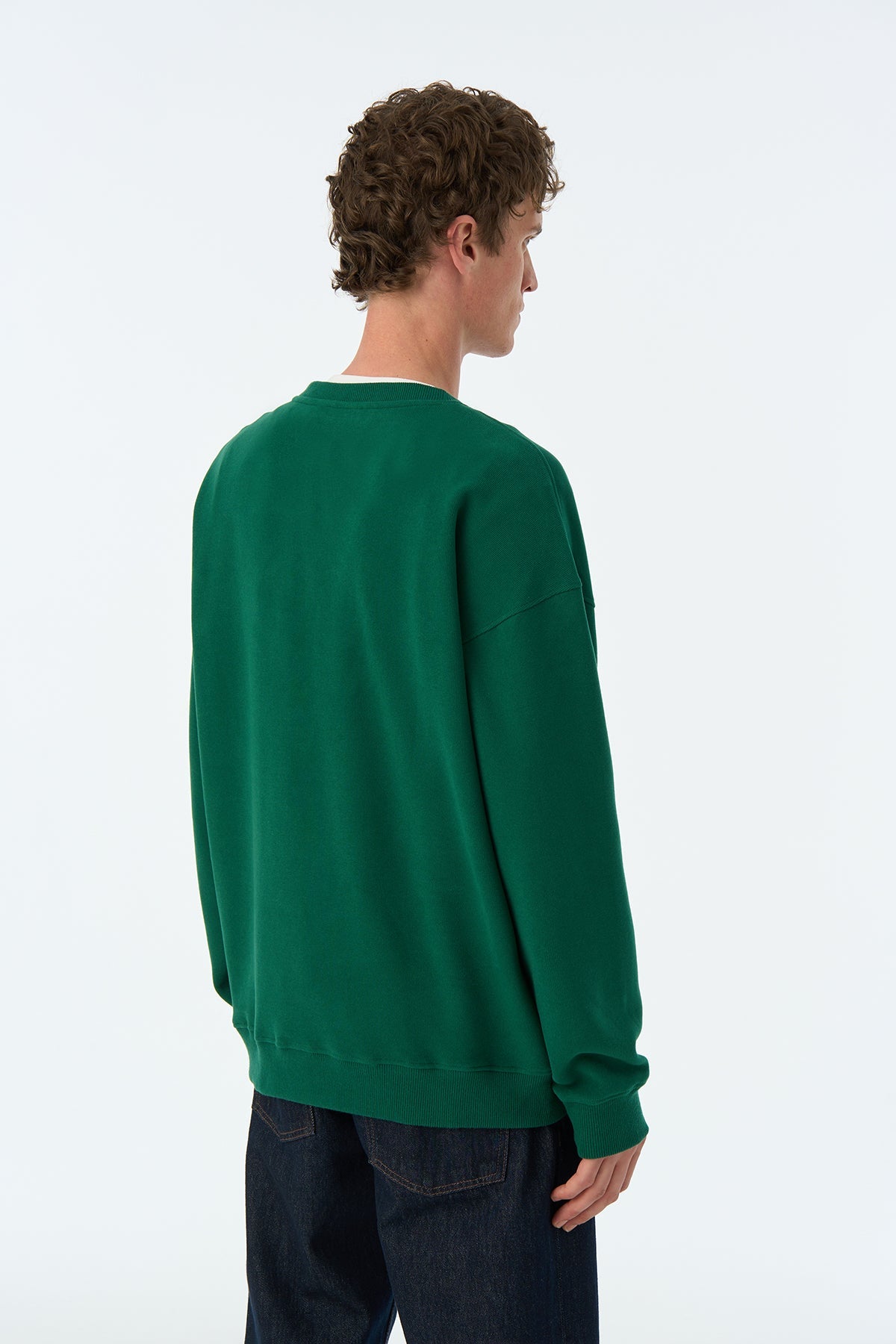 Geyik SuperSoft Sweatshirt - Nefti Yeşil