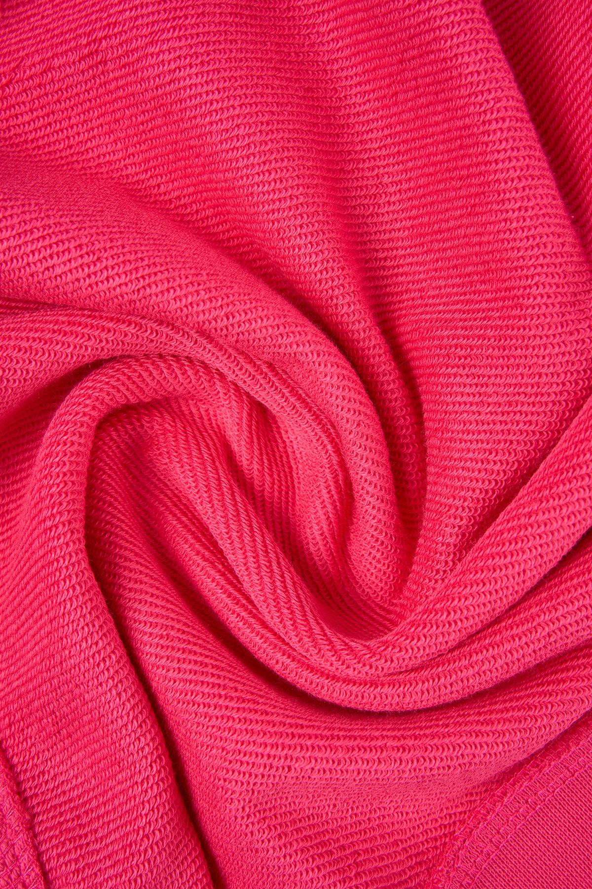 Dağ Ceylanı Soft Fleece Crop Sweatshirt - Pembe