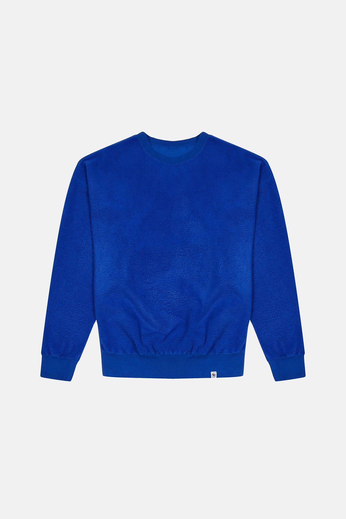Teddy Çift Taraflı Sweatshirt - Saks Mavi