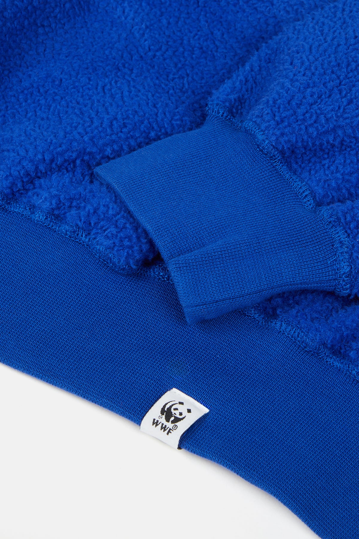 Teddy Çift Taraflı Sweatshirt - Saks Mavi