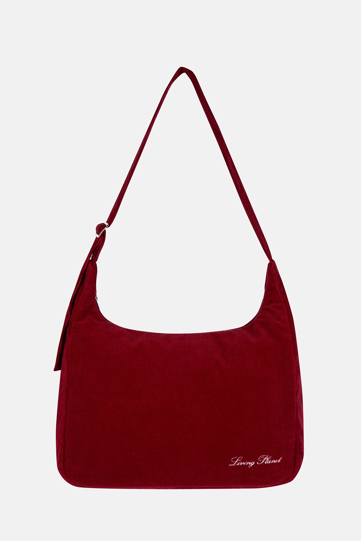 Living Planet Kadife Çanta - Bordo