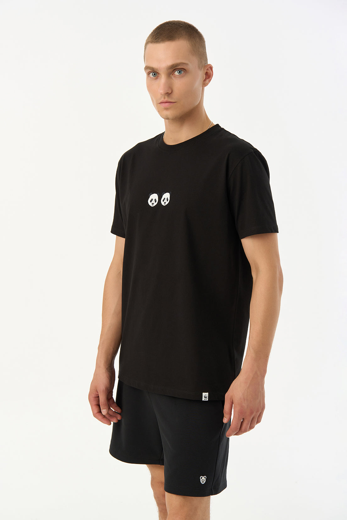 Chi & Chi Panda Soft T-Shirt - Siyah