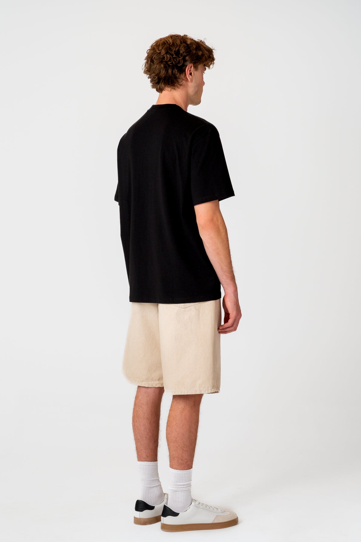 Panda Oversize Lightweight T-Shirt - Siyah